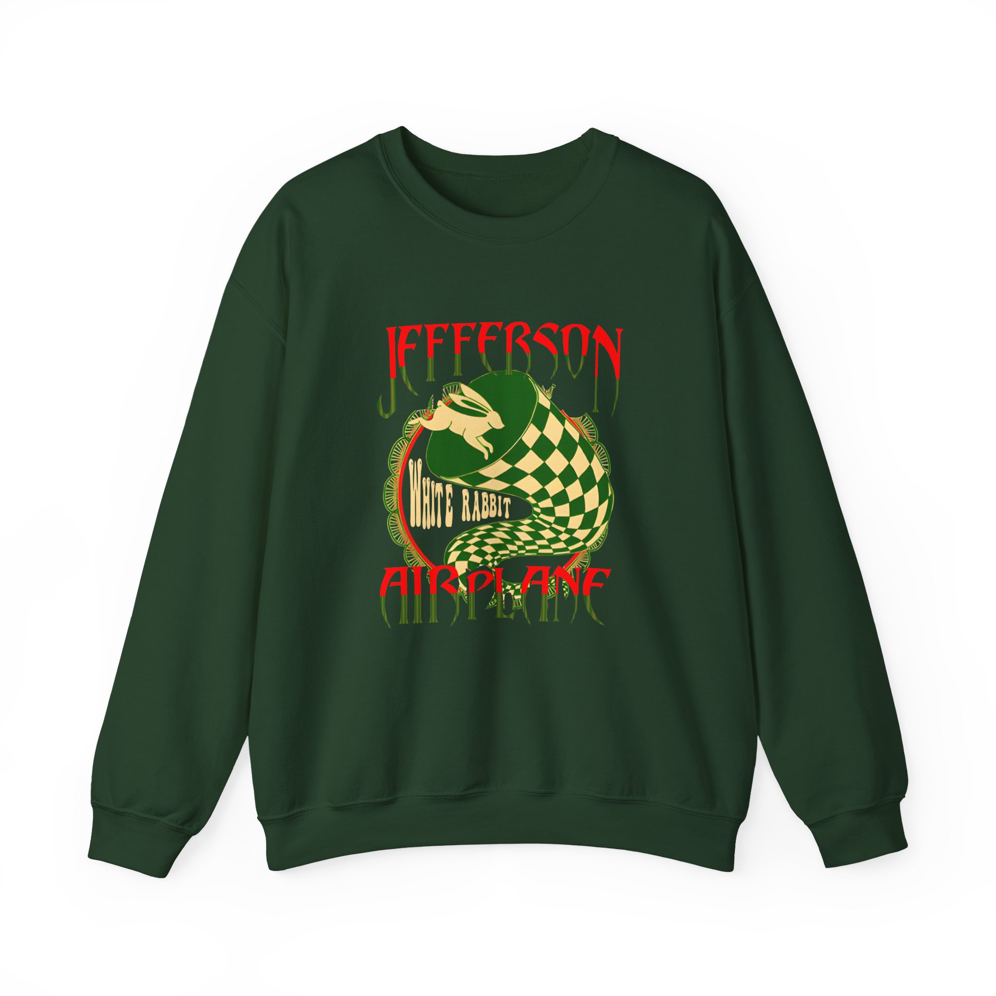 Jefferson Airplane Rabbit Unisex Heavy Blendâ„¢ Crewneck Sweatshirt