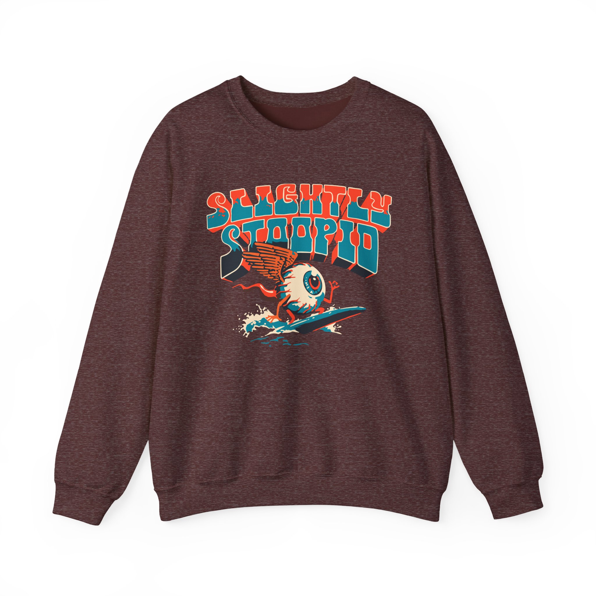 Slightly Stoopid Surfing Eyeball Unisex Heavy Blendâ„¢ Crewneck Sweatshirt