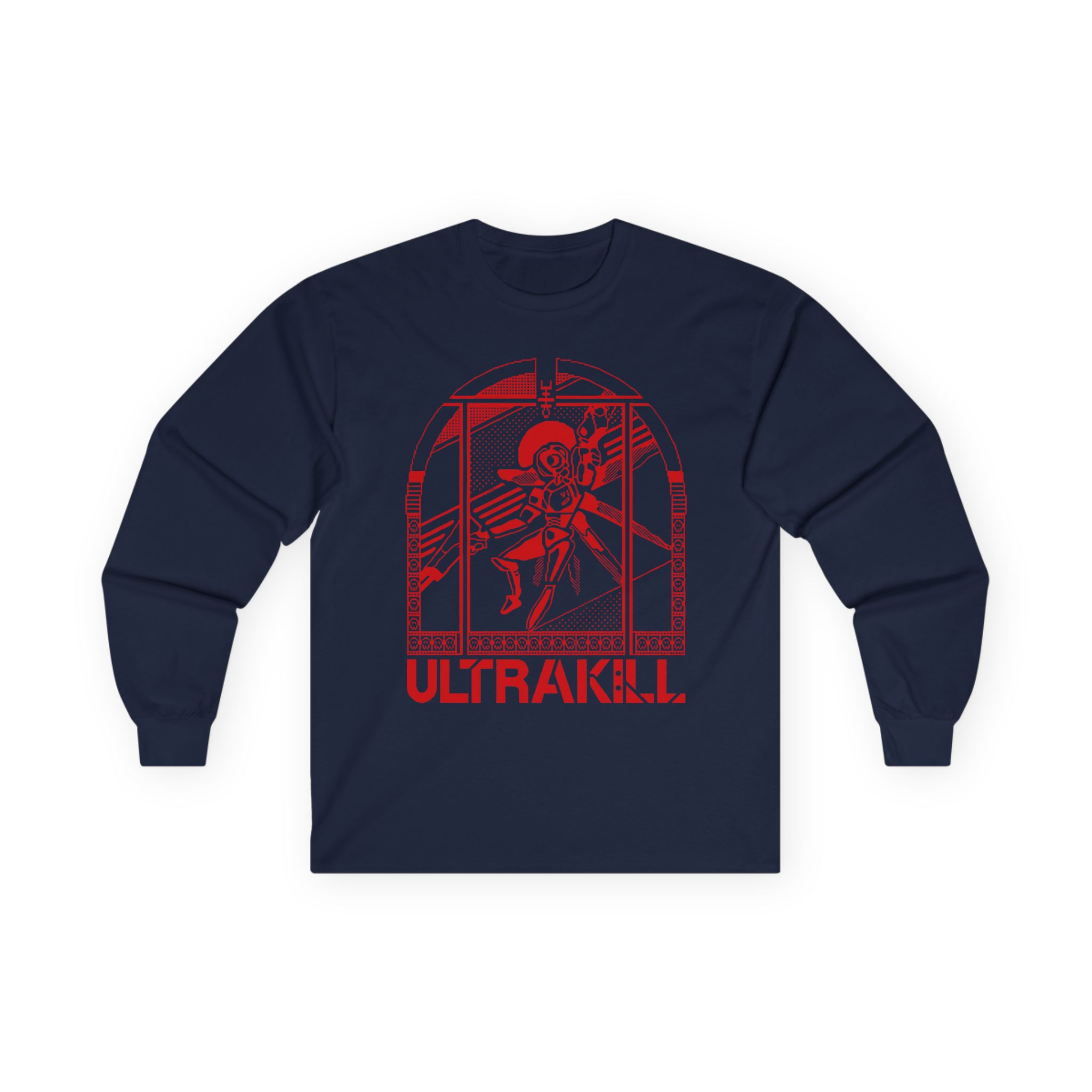 Ultrakill Ultrachurch Unisex Ultra Cotton Long Sleeve Tee