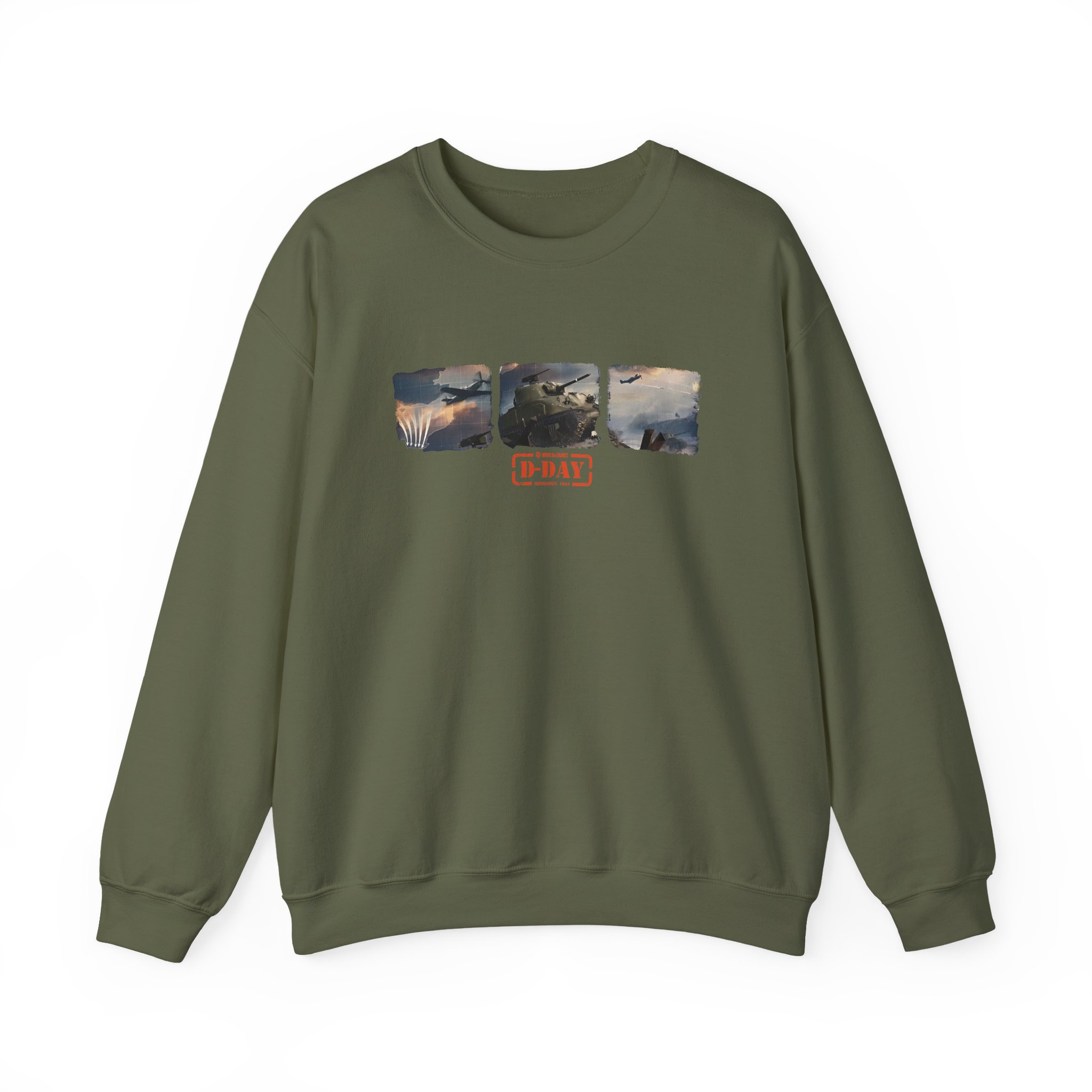 World of Tank Wot D-day Unisex Heavy Blendâ„¢ Crewneck Sweatshirt