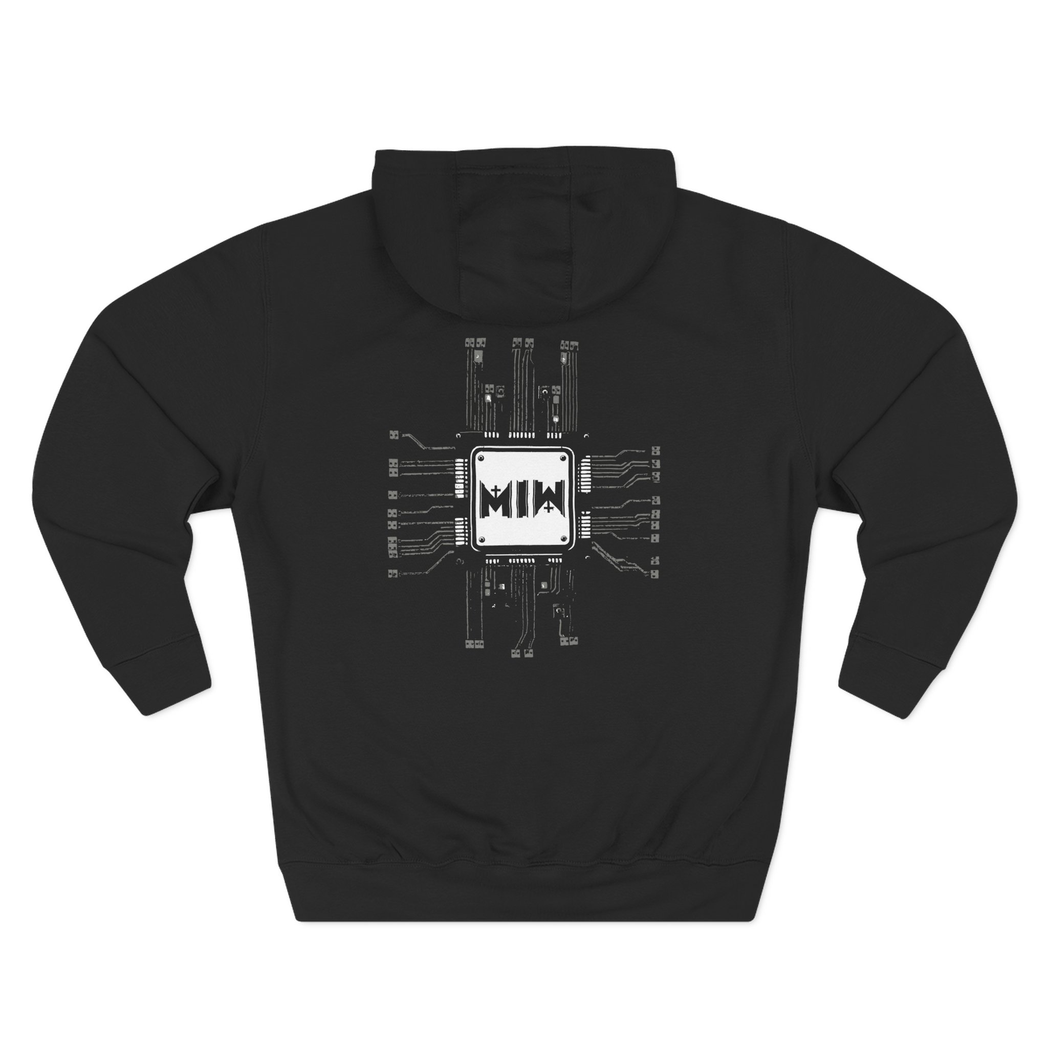 Motionless in White Cyborg Three-Panel Fleece Hoodie