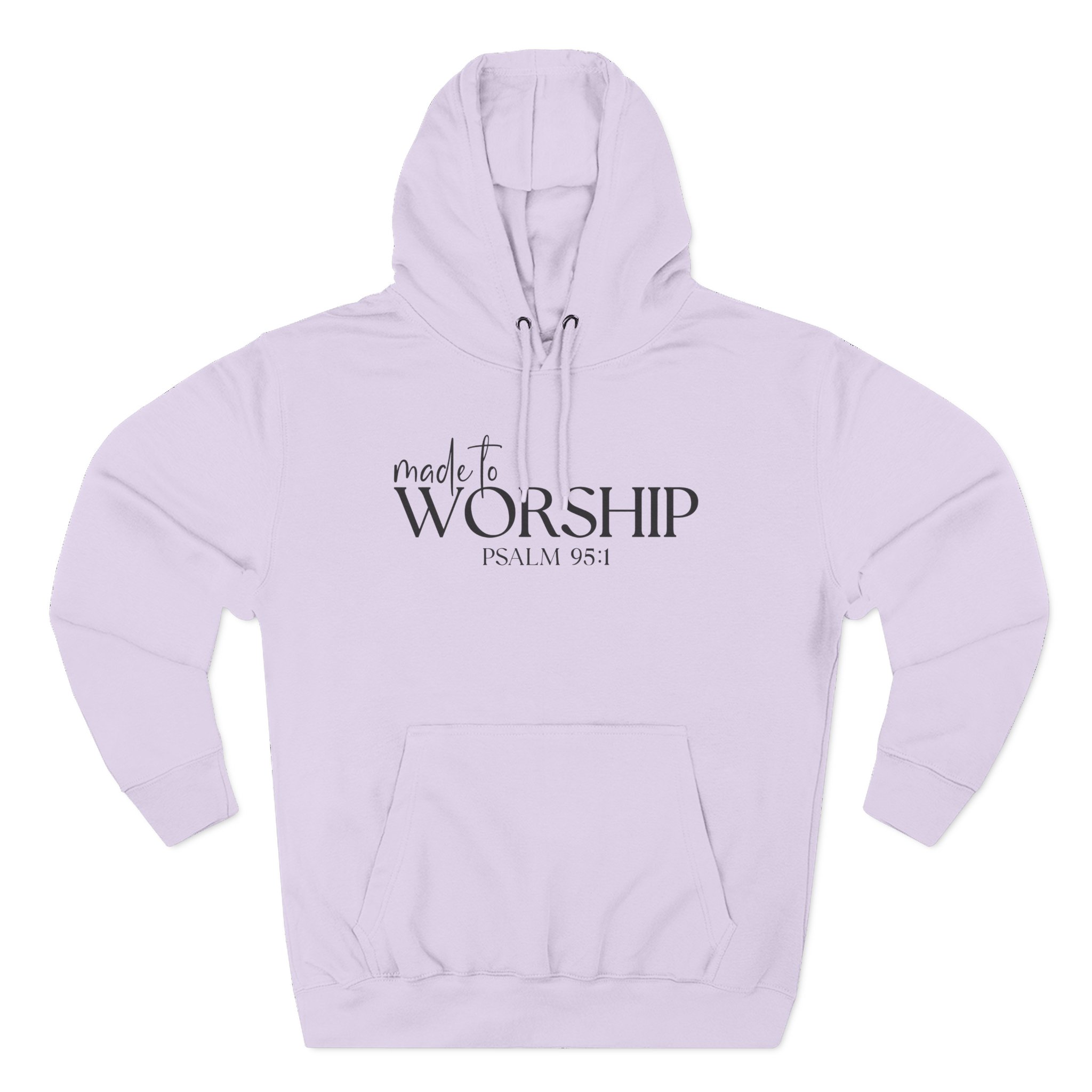 Montez Made to Worship Three-Panel Fleece Hoodie