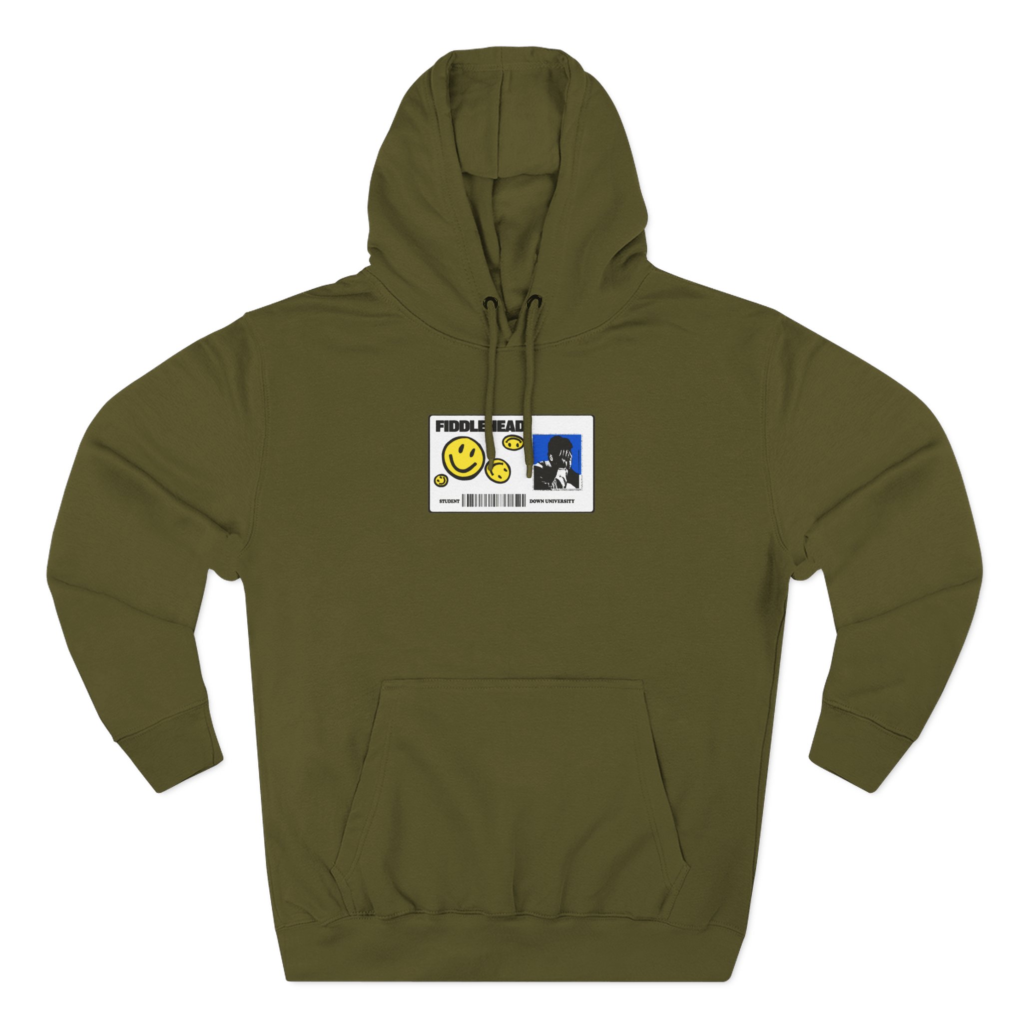Fiddlehead Id Card Three-Panel Fleece Hoodie