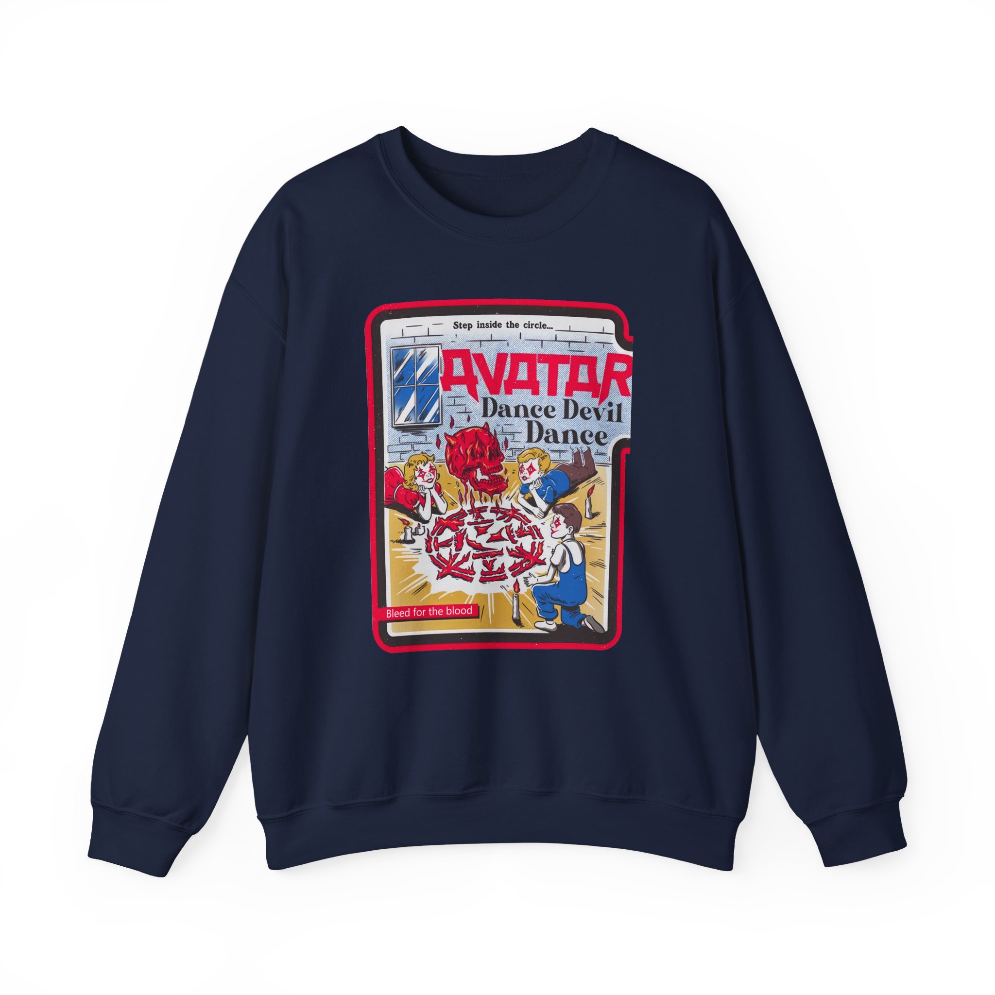 Avatar Band Ritual Ringer Unisex Heavy Blendâ„¢ Crewneck Sweatshirt