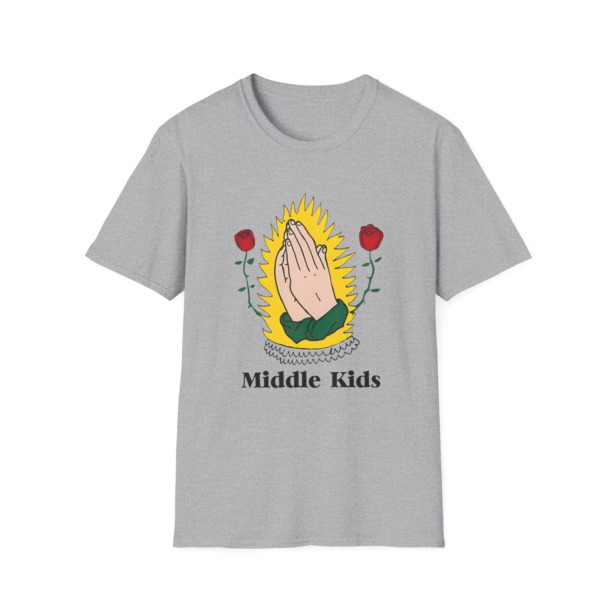 Middle Kids Praying Hands Unisex Softstyle T-Shirt
