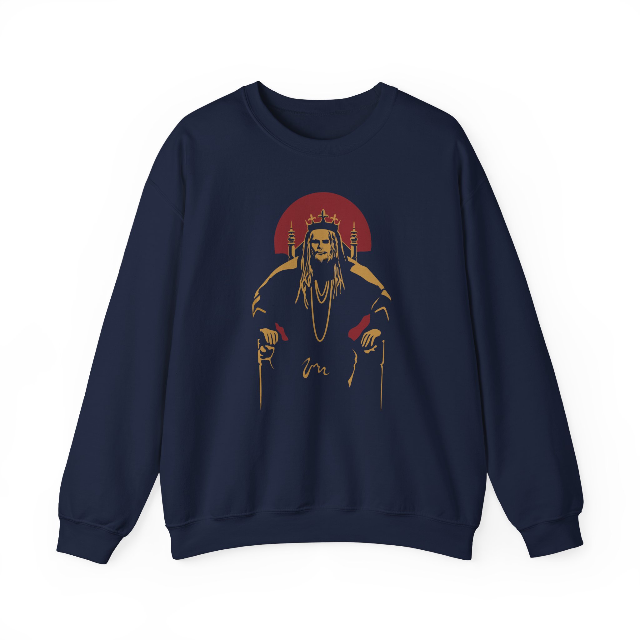 Avatar Band Golden King Unisex Heavy Blendâ„¢ Crewneck Sweatshirt