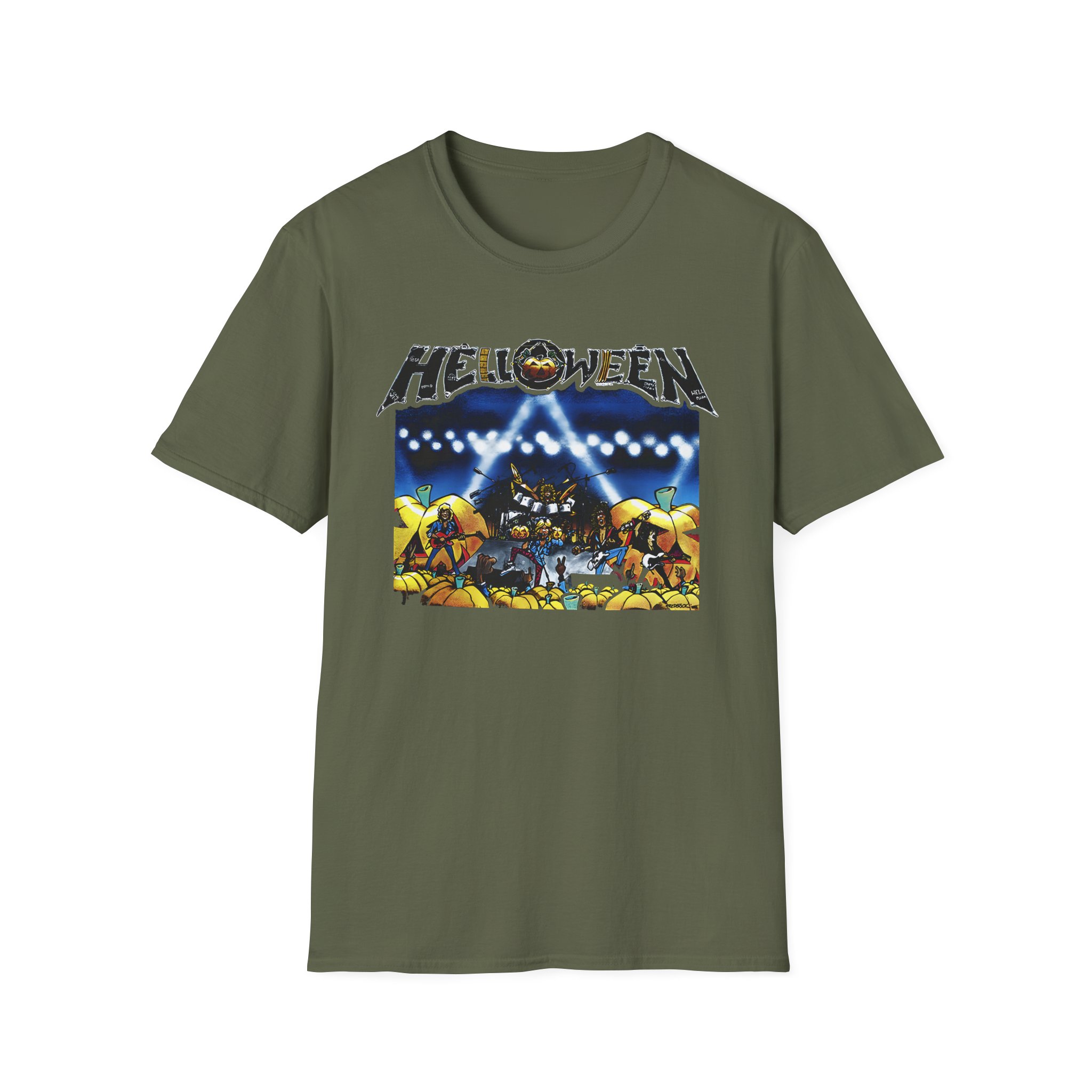 Helloween Live in the U.k. Unisex Softstyle T-Shirt
