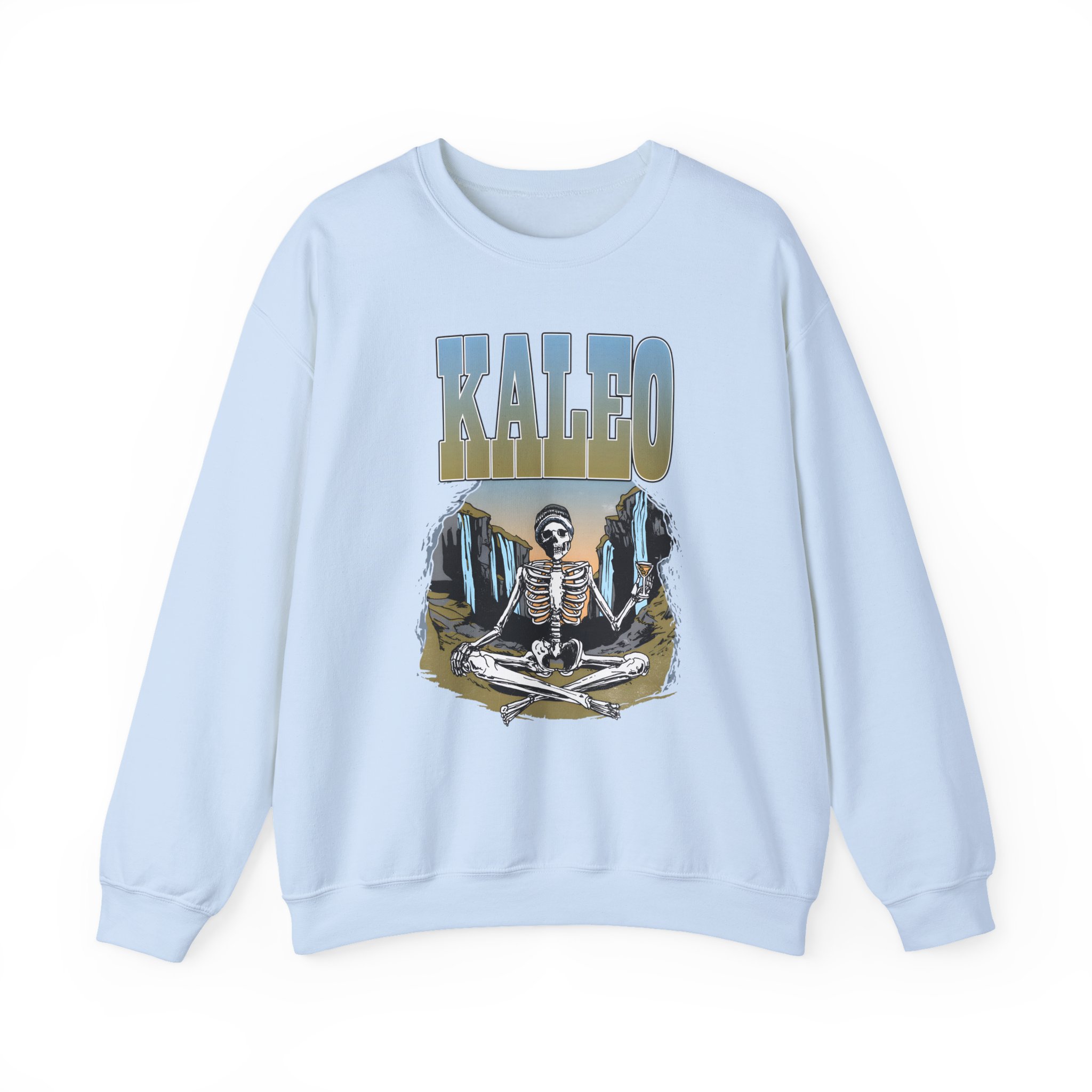 Kaleo Meditating Skeleton Unisex Heavy Blendâ„¢ Crewneck Sweatshirt