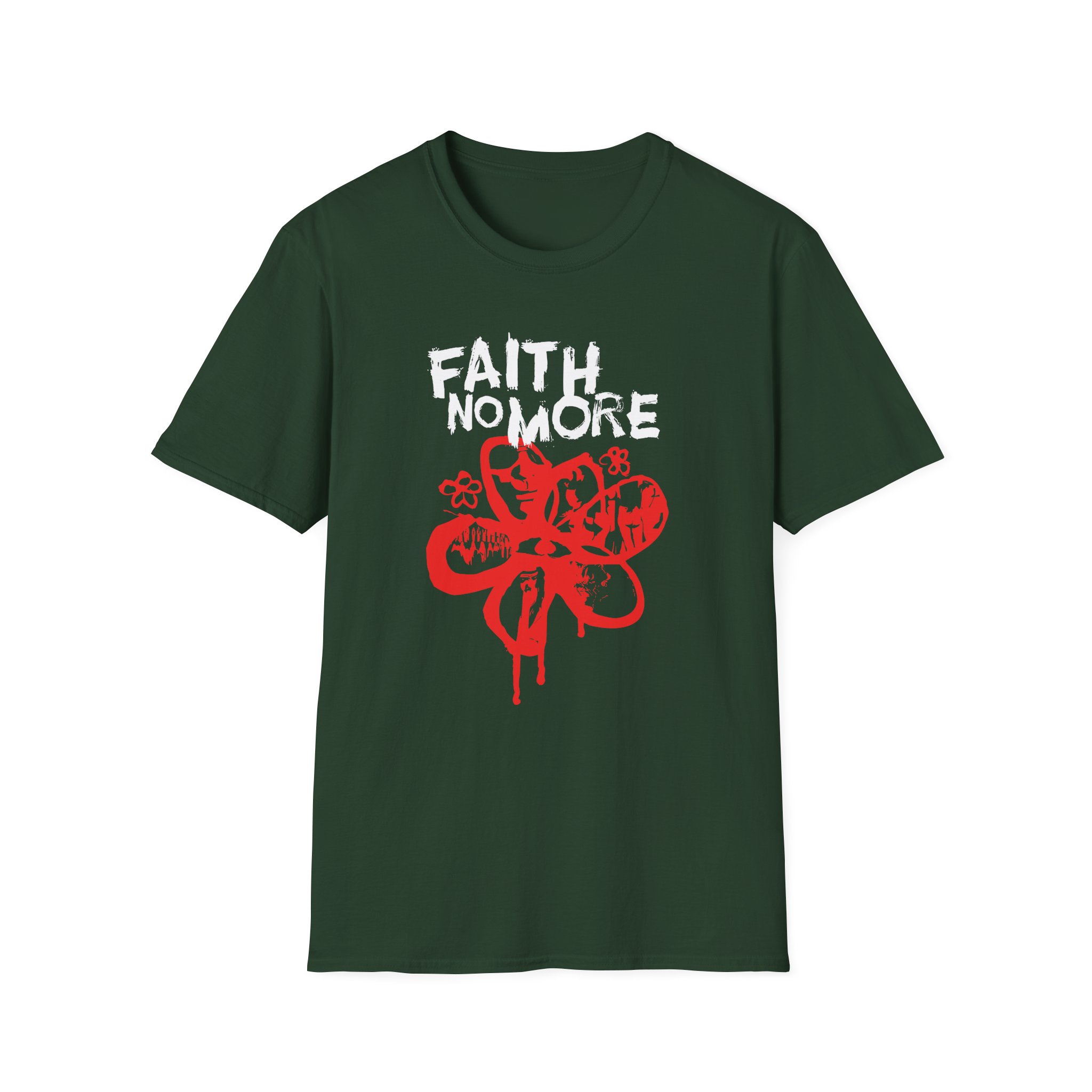 Faith No More Flower Unisex Softstyle T-Shirt