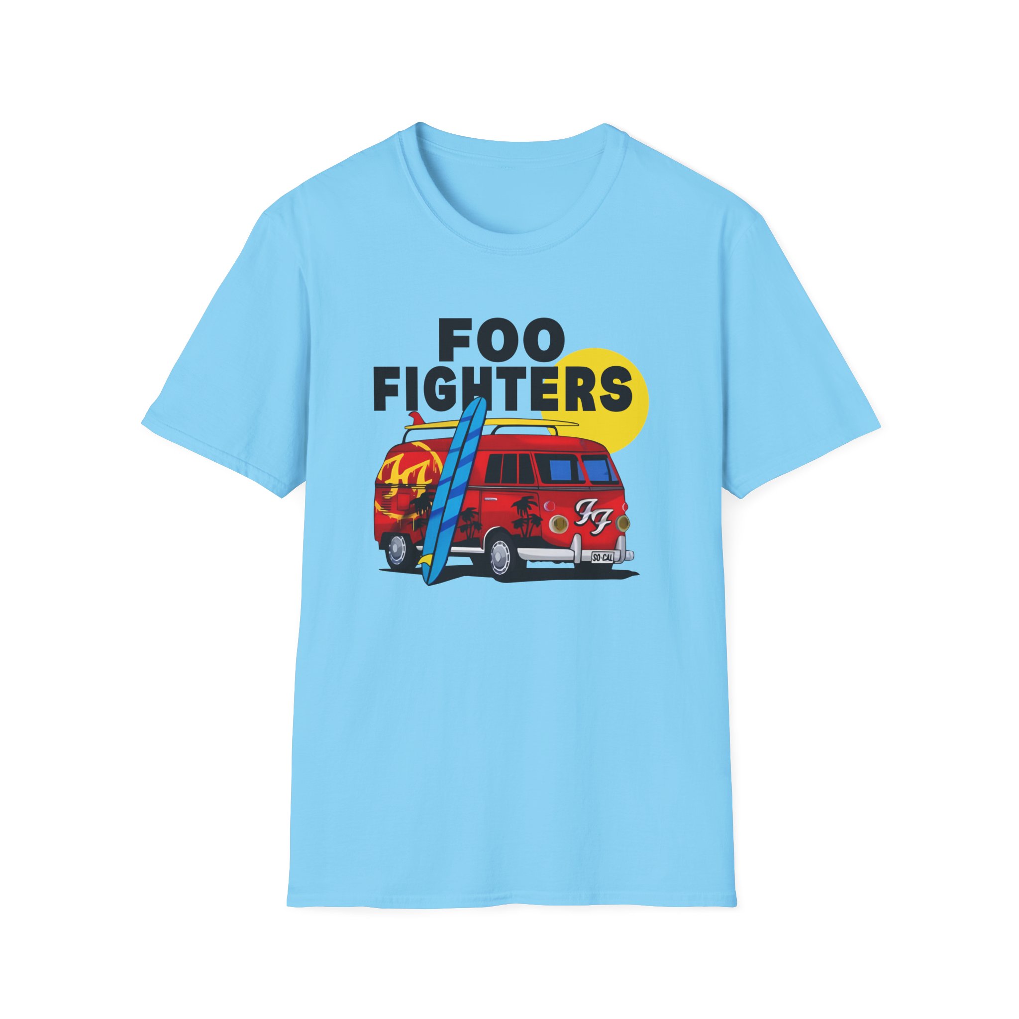 Foo Fighters Split Window Unisex Softstyle T-Shirt