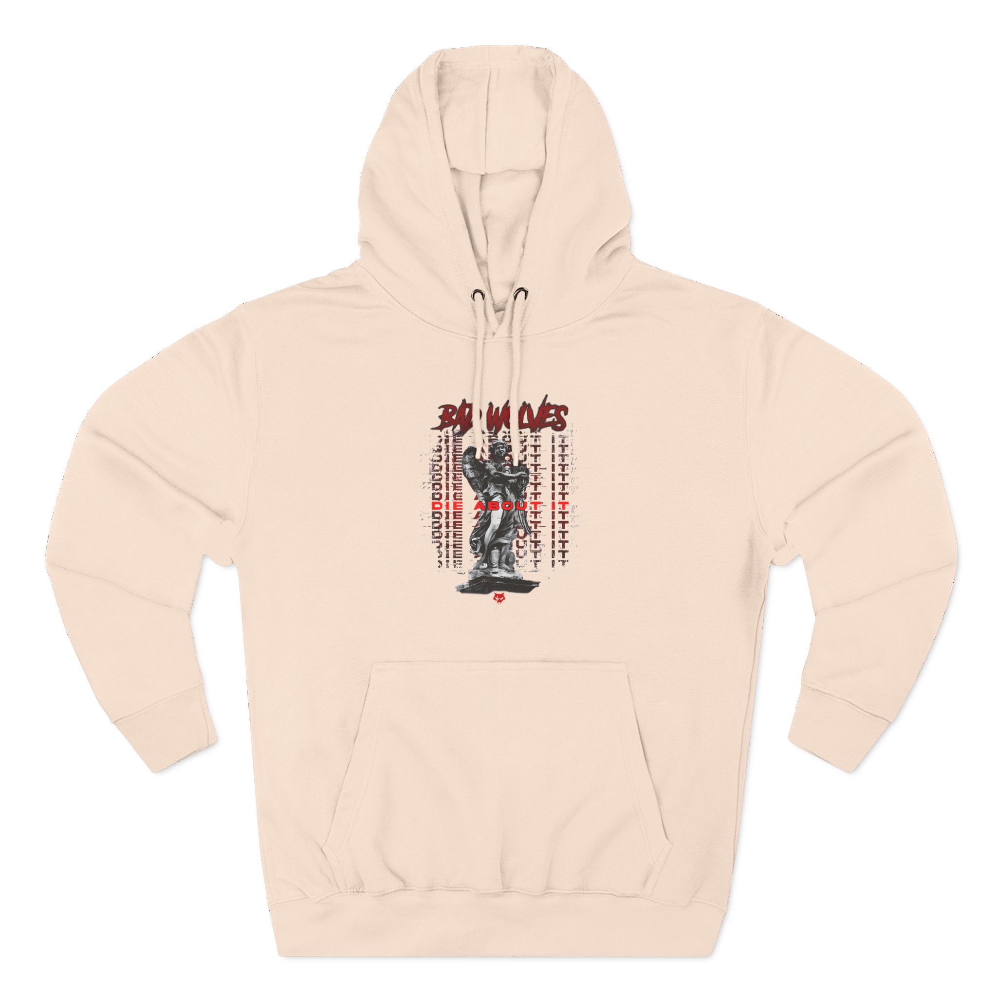 Bad Wolves Die About It Three-Panel Fleece Hoodie