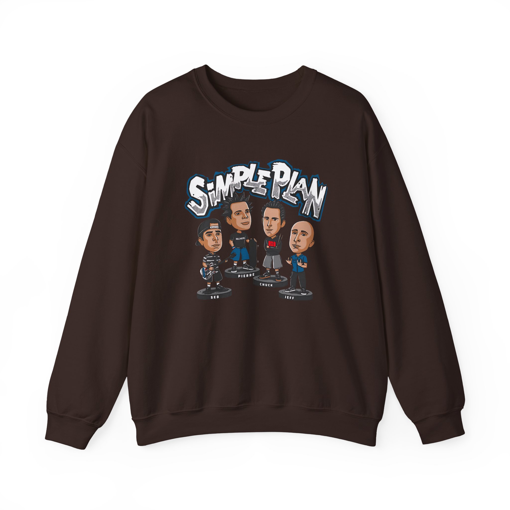 Simple Plan Bobblehead Unisex Heavy Blendâ„¢ Crewneck Sweatshirt