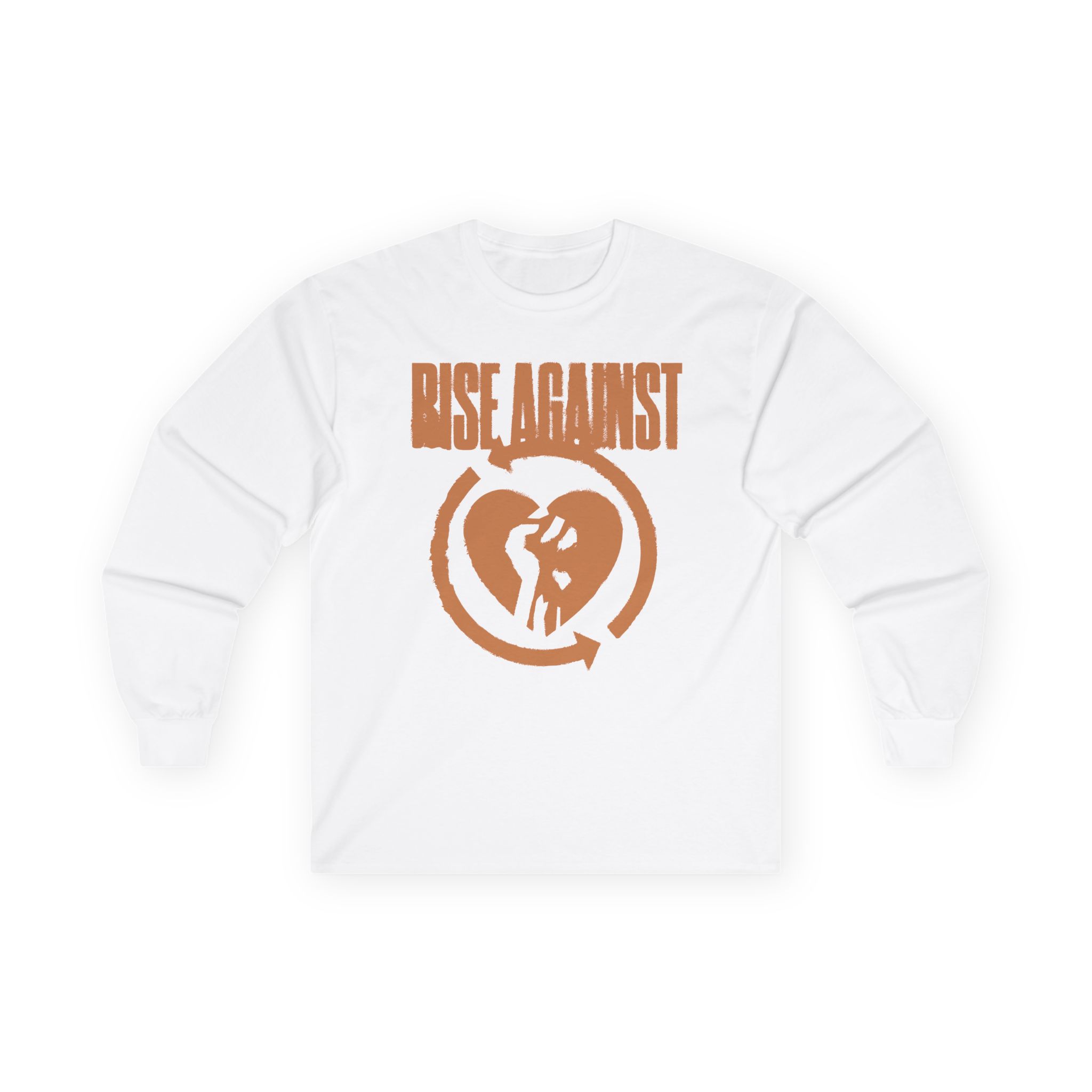 Rise Against Blurred Heartfist Unisex Ultra Cotton Long Sleeve Tee