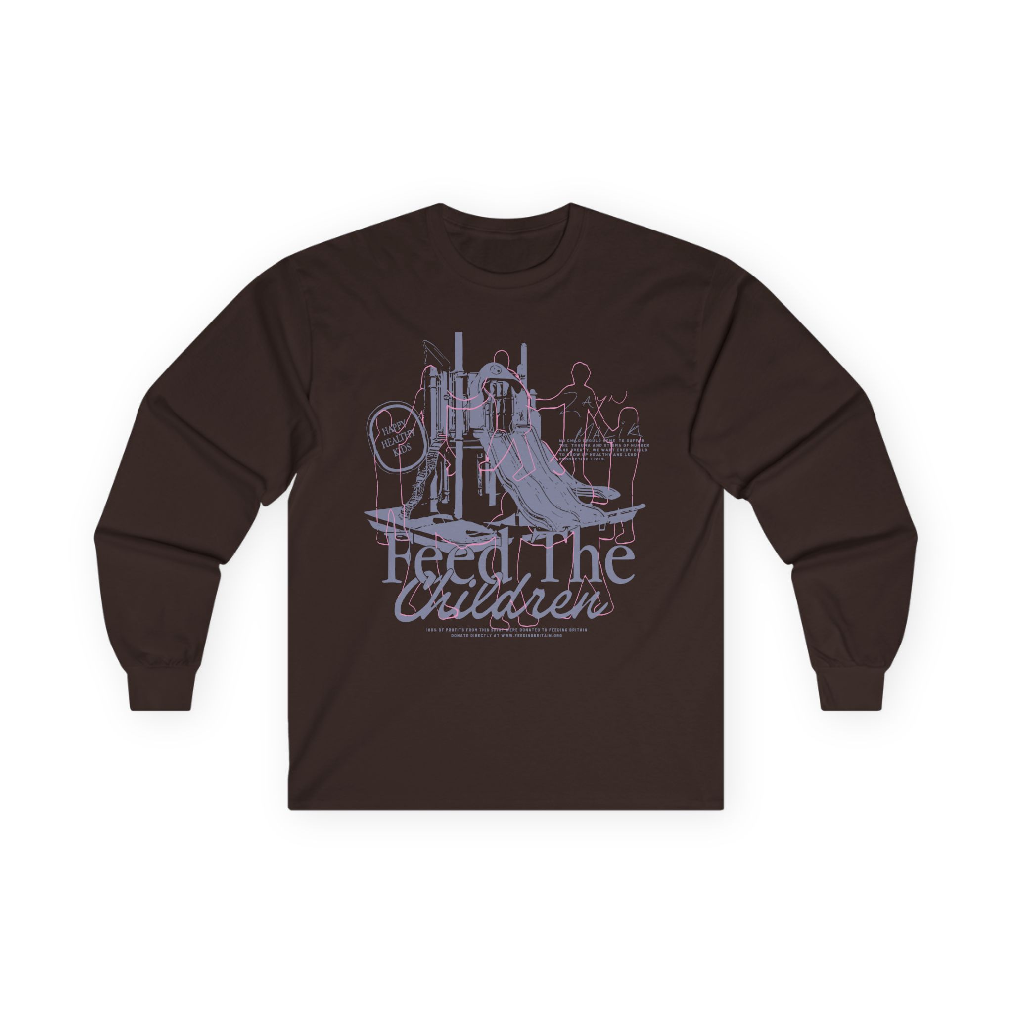 Zayn Malik Zayn X Feeding Britain Future Unisex Ultra Cotton Long Sleeve Tee