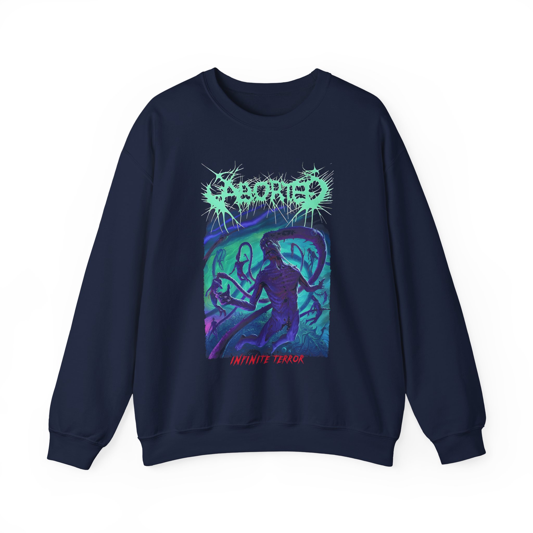 Aborted Infinite Terror Unisex Heavy Blendâ„¢ Crewneck Sweatshirt