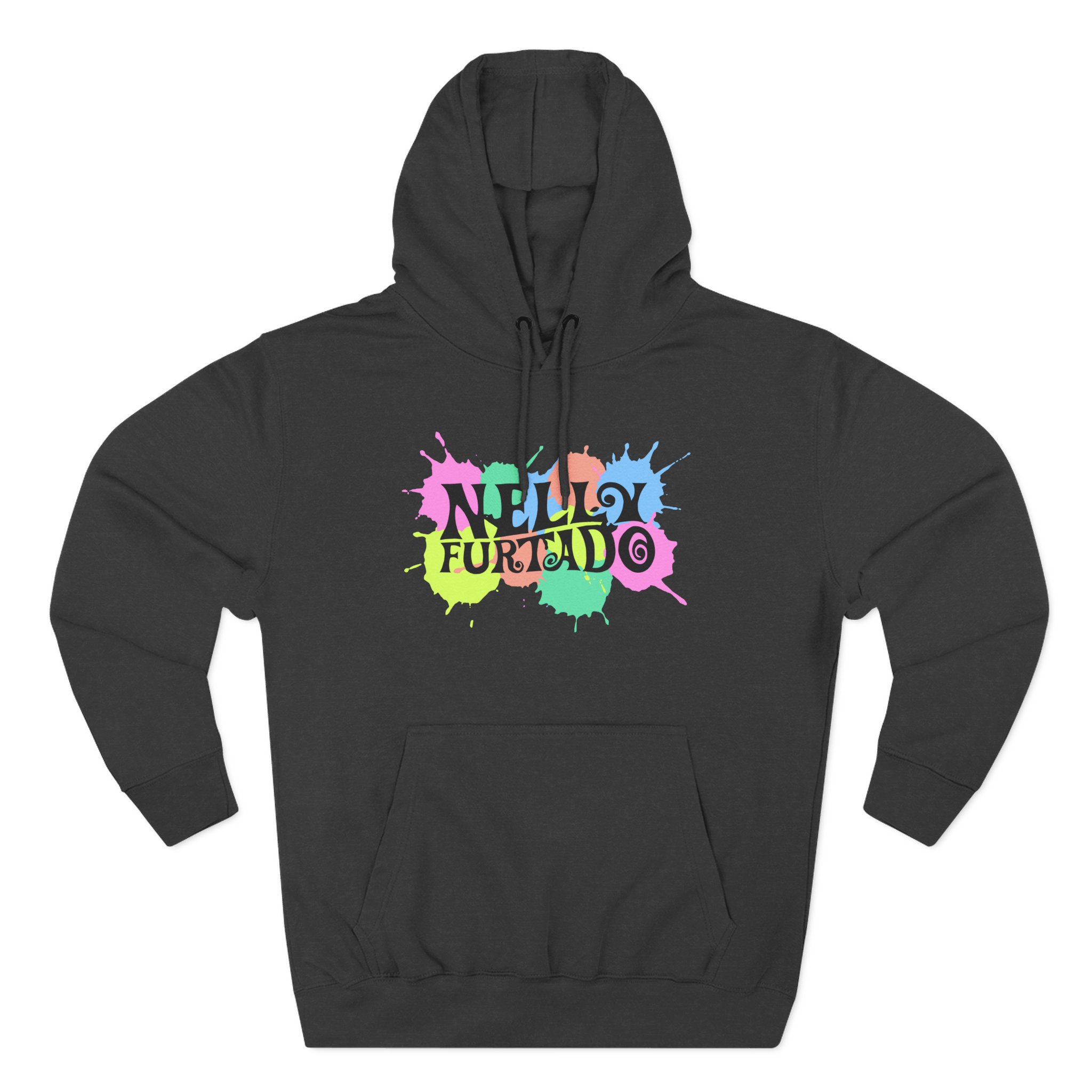 Nelly Furtado Three-Panel Fleece Hoodie