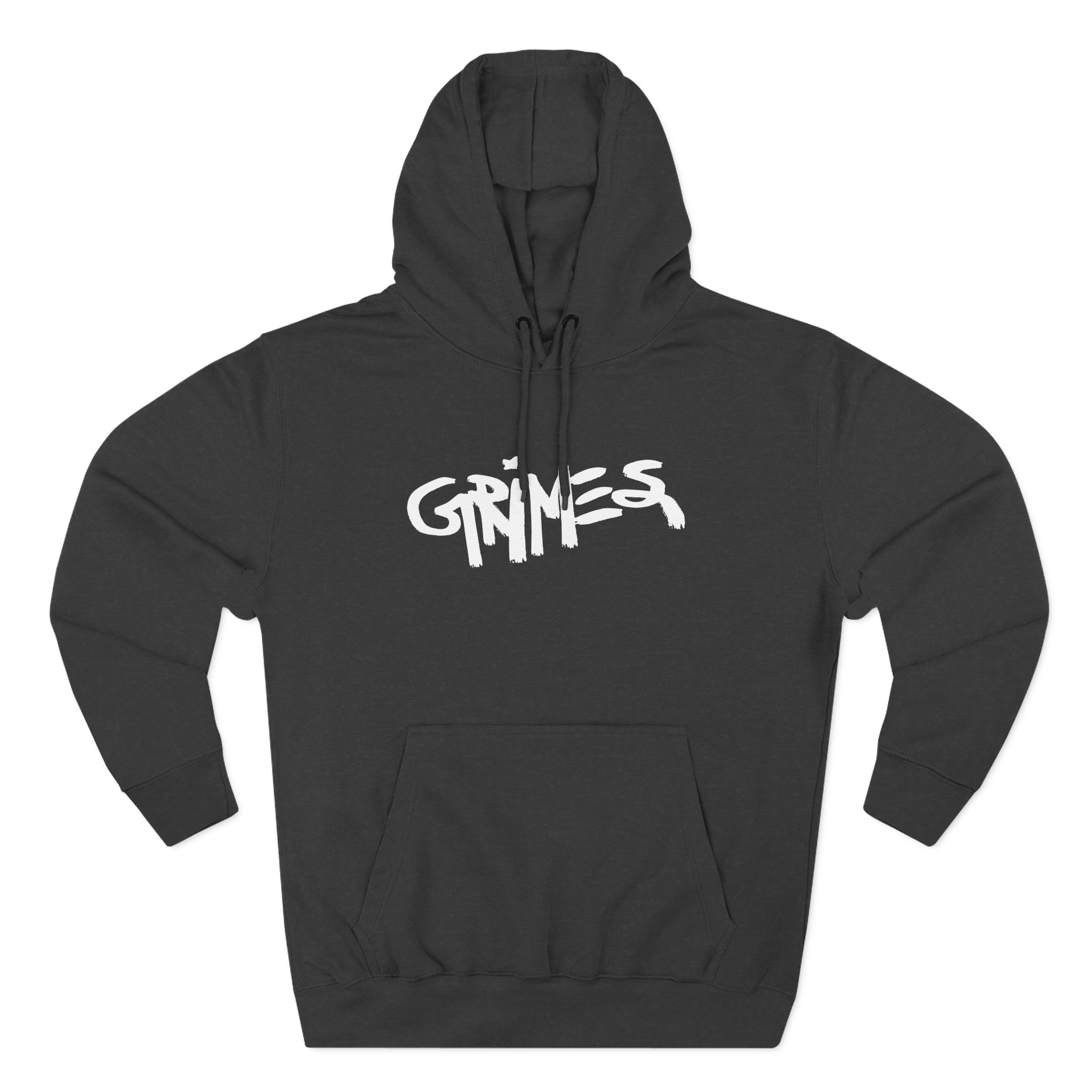 Grimes Logo Three-panel Fleece Hoodie