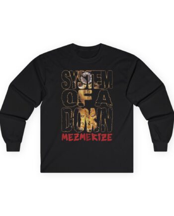 System of a Down Mezmerize Stacked Logo Unisex Ultra Cotton Long Sleeve Tee