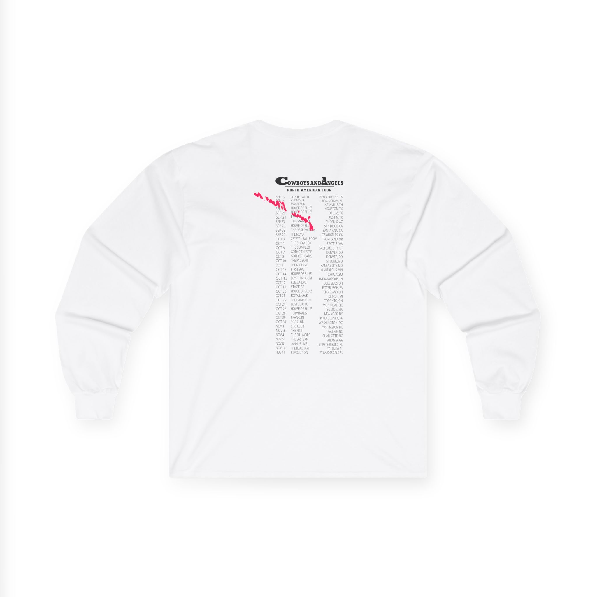 Jessie Murph Cowboys & Angels Tour Unisex Ultra Cotton Long Sleeve Tee