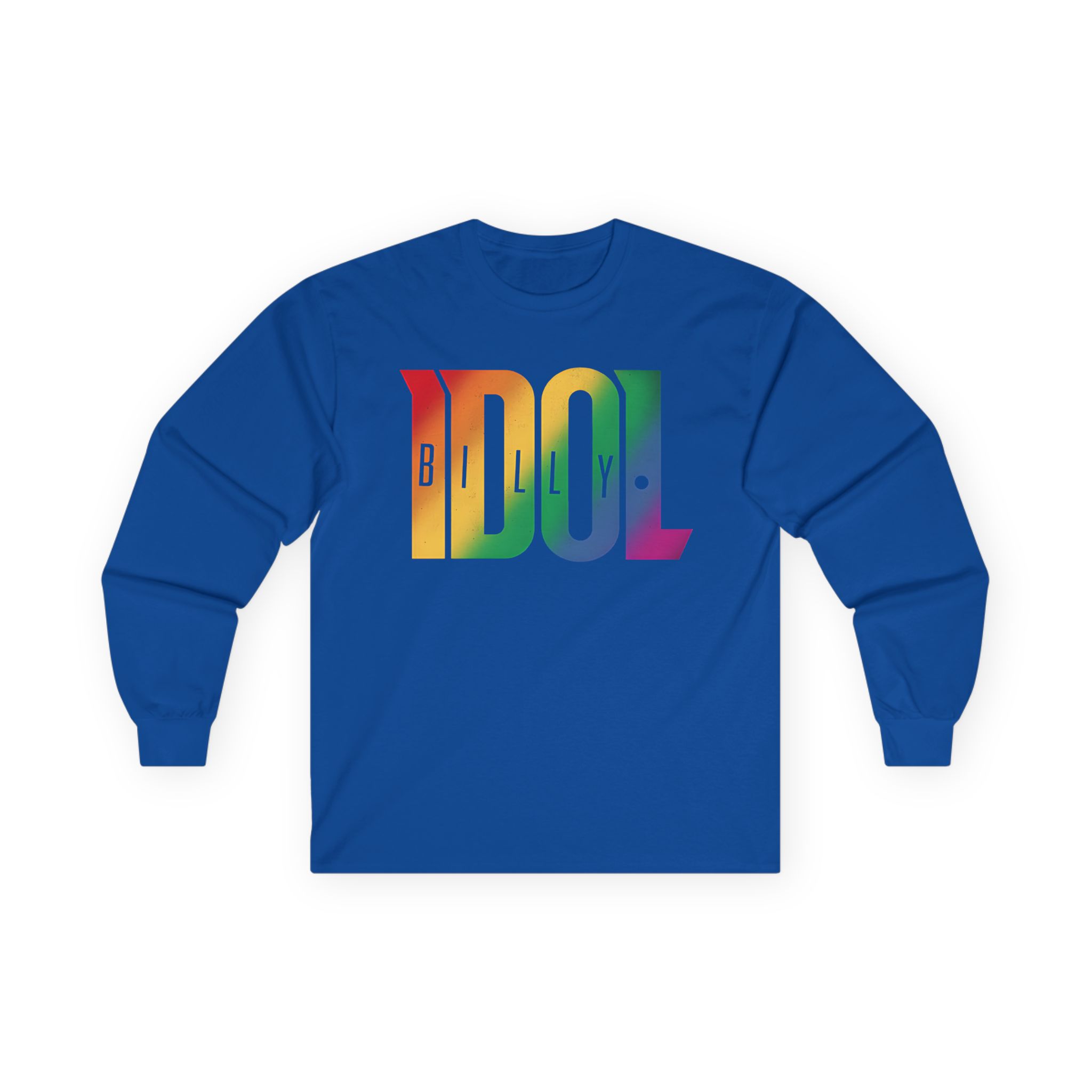 Billy Idol Black Rainbow Logo Unisex Ultra Cotton Long Sleeve Tee