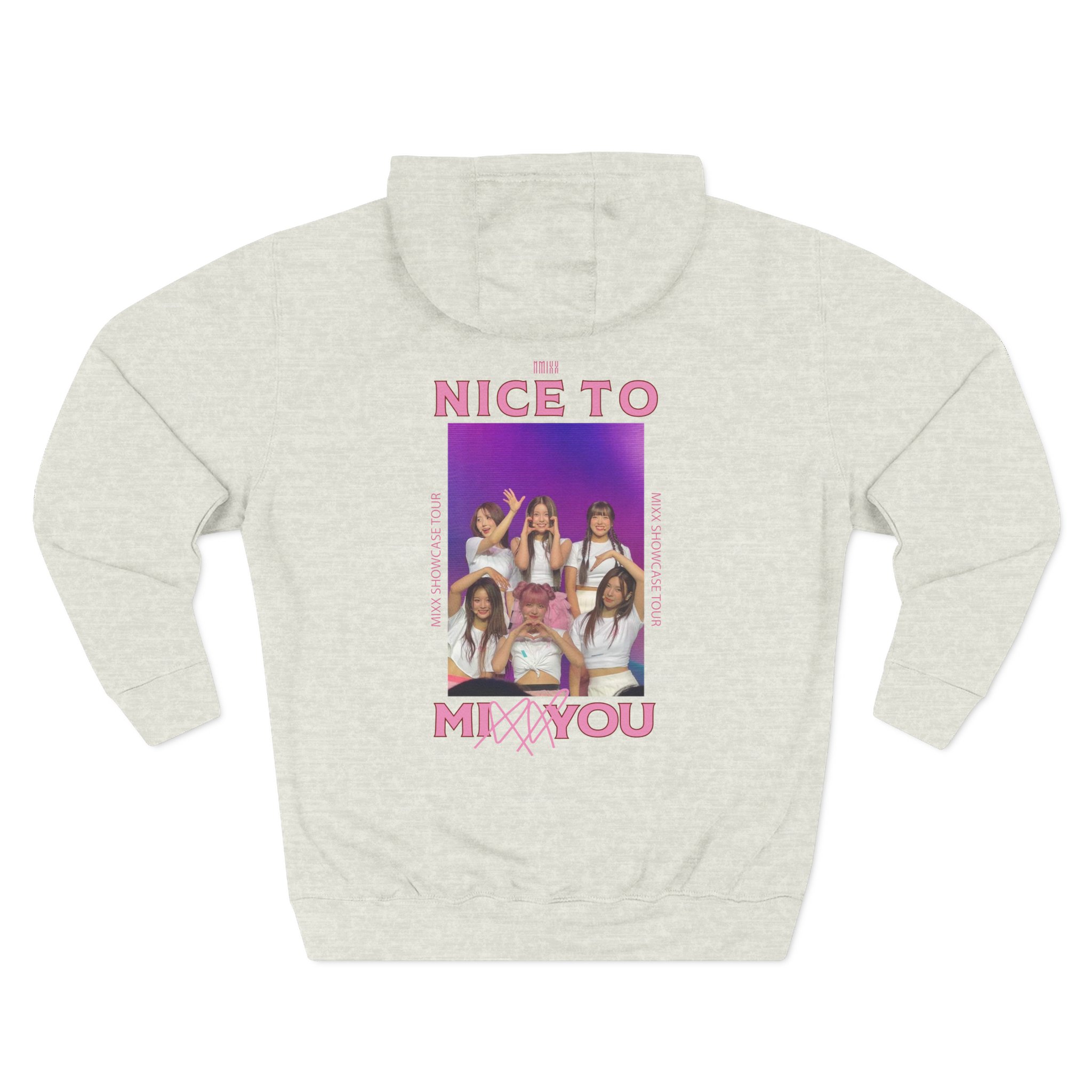 Nmixx Three-Panel Fleece Hoodie