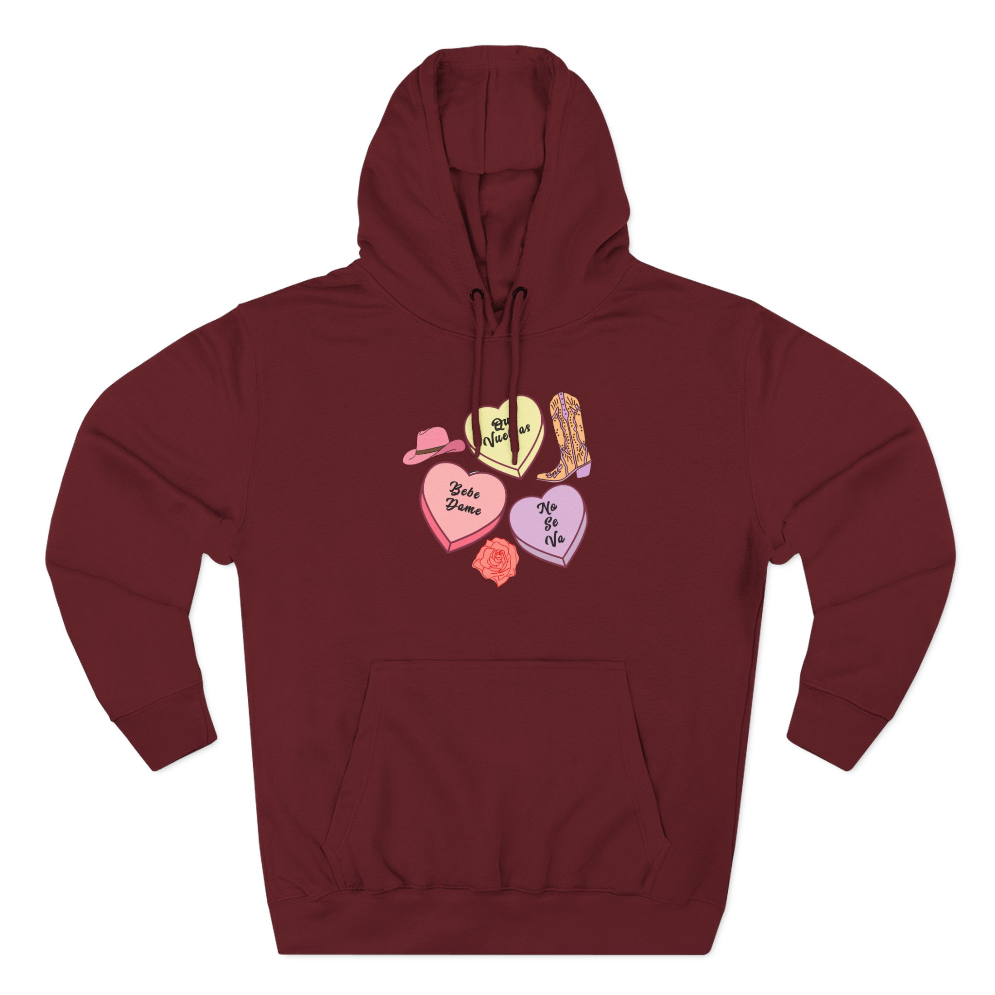Grupo Frontera Cute Fan Three-Panel Fleece Hoodie