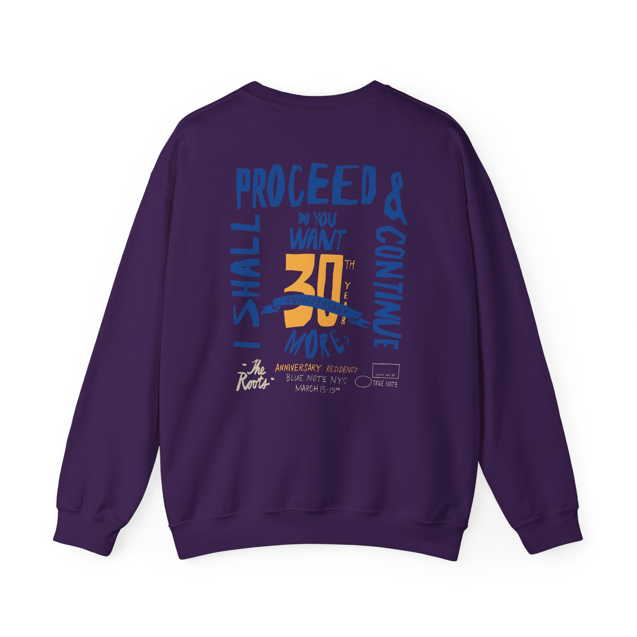 The Roots Blue Note 30th Anniversary Unisex Heavy Blendâ„¢ Crewneck Sweatshirt