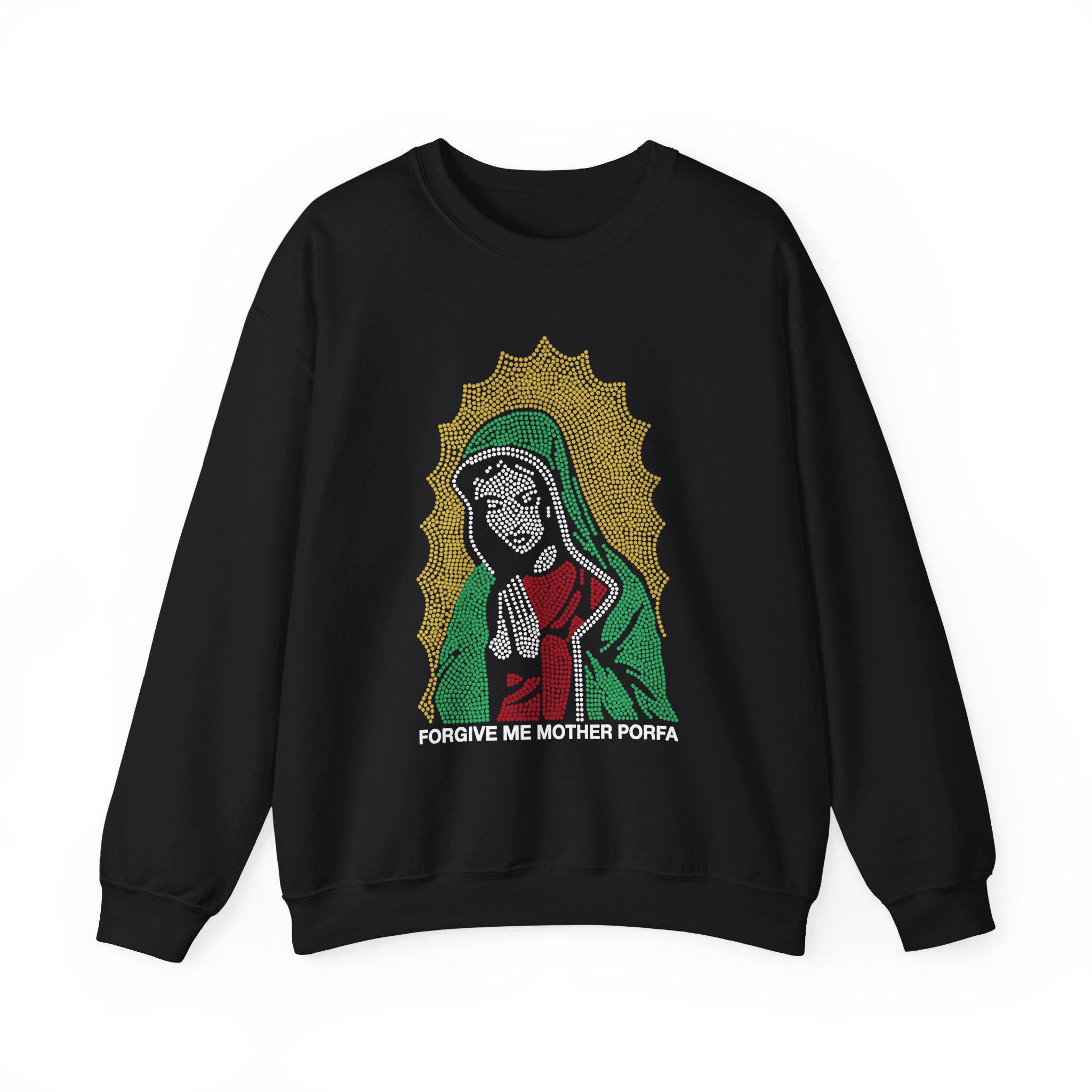 Porfa Forgive Me Mother Unisex Heavy Blendâ„¢ Crewneck Sweatshirt