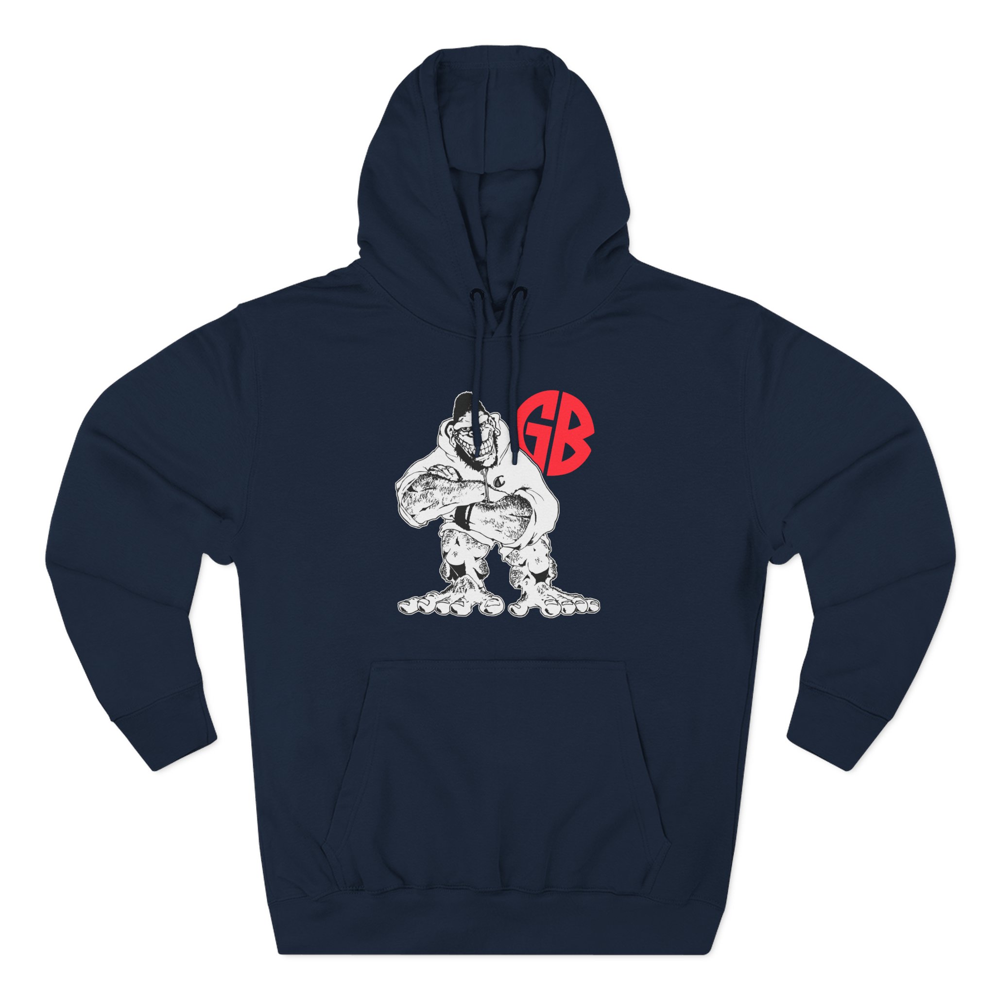Gorilla Biscuits Big Gorilla Three-Panel Fleece Hoodie