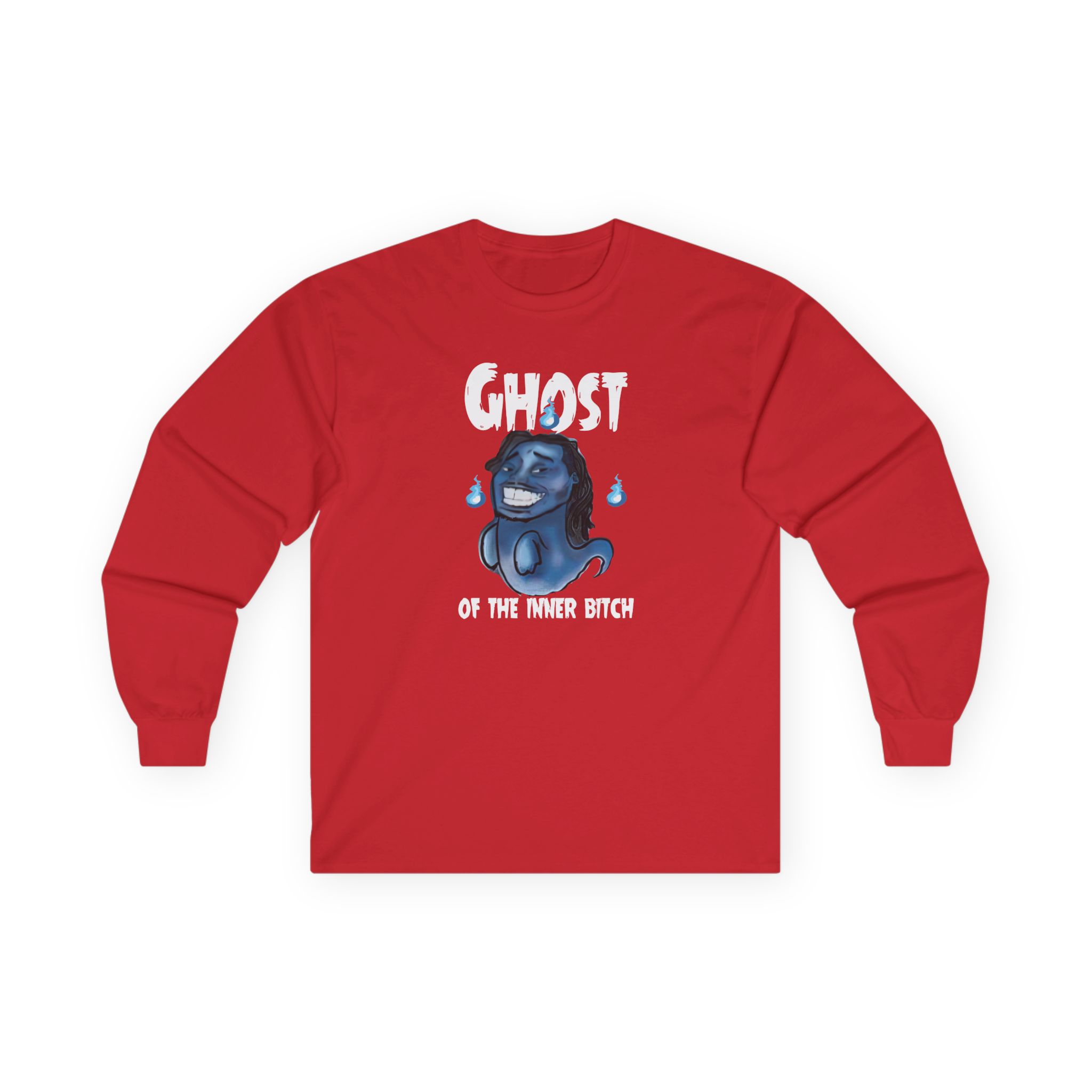 Aba and Preach Ghost of the Inner Bitch Unisex Ultra Cotton Long Sleeve Tee