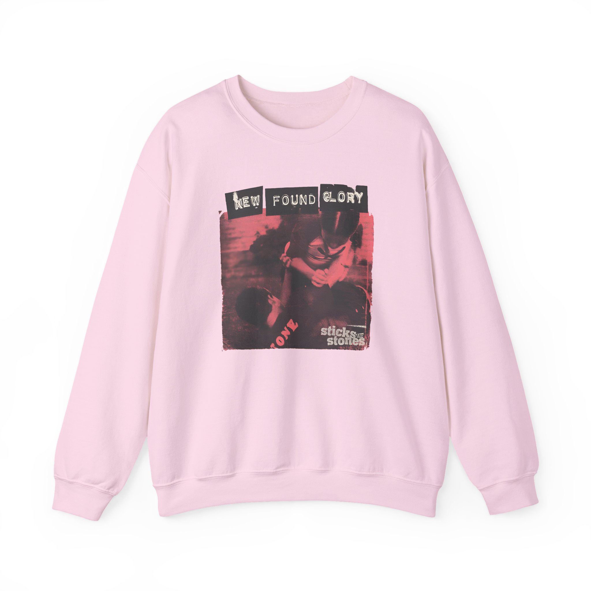 New Found Glory Sticks and Stones Xerox Unisex Heavy Blendâ„¢ Crewneck Sweatshirt