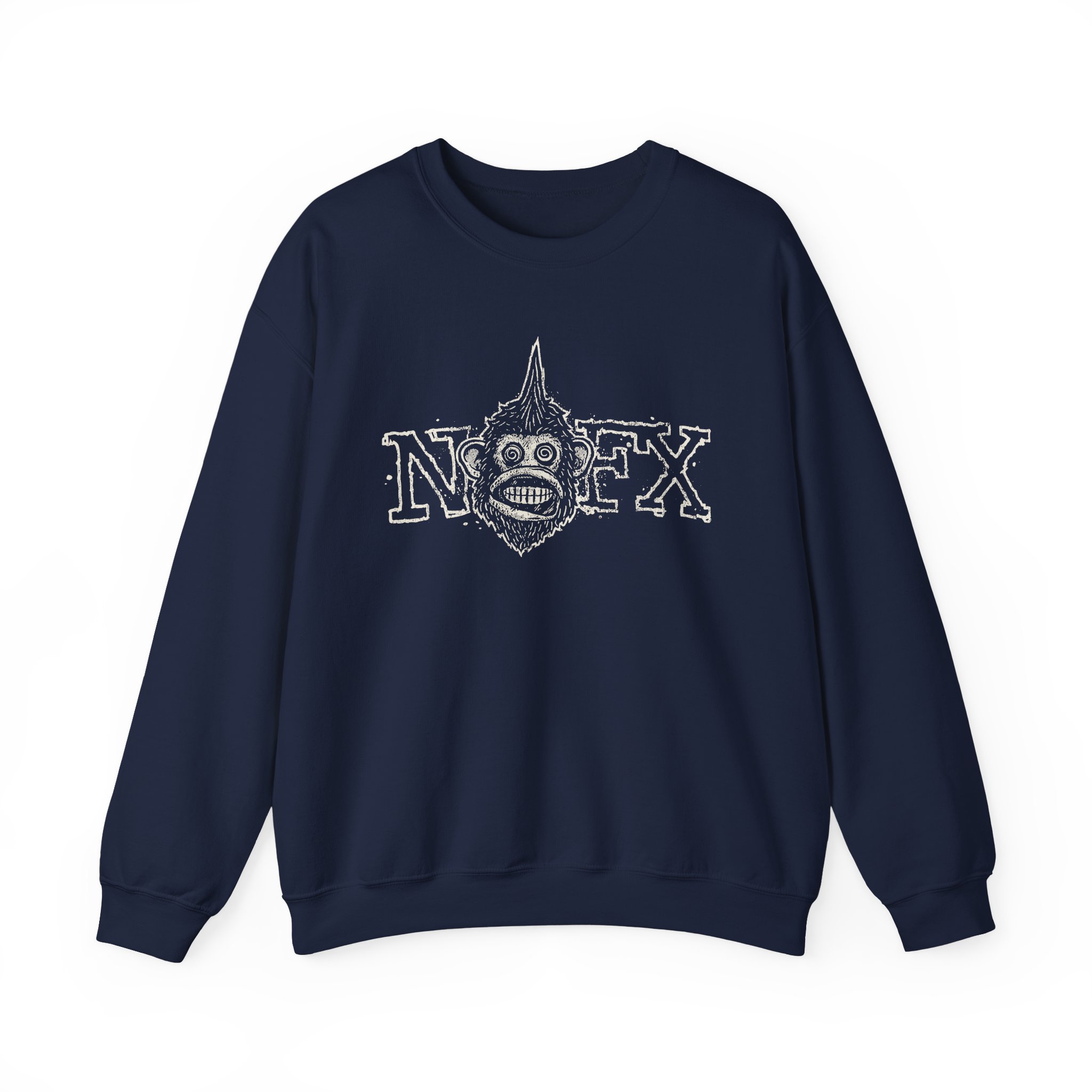 Nofx Chimp Unisex Heavy Blendâ„¢ Crewneck Sweatshirt