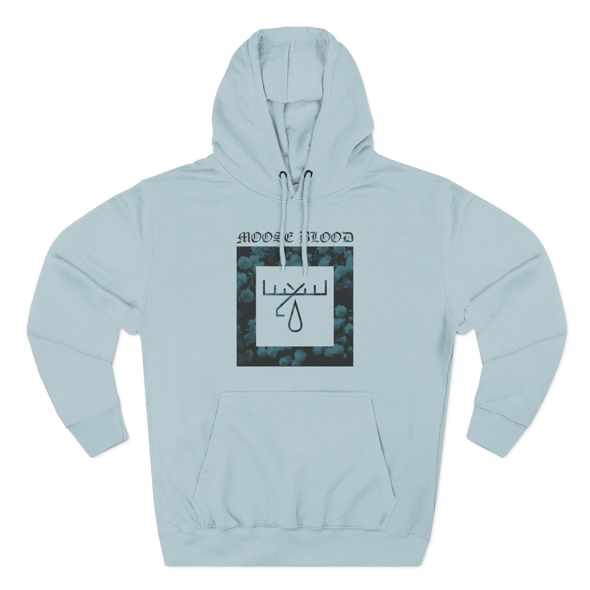 Moose Blood Garden Logo Three-Panel Fleece Hoodie