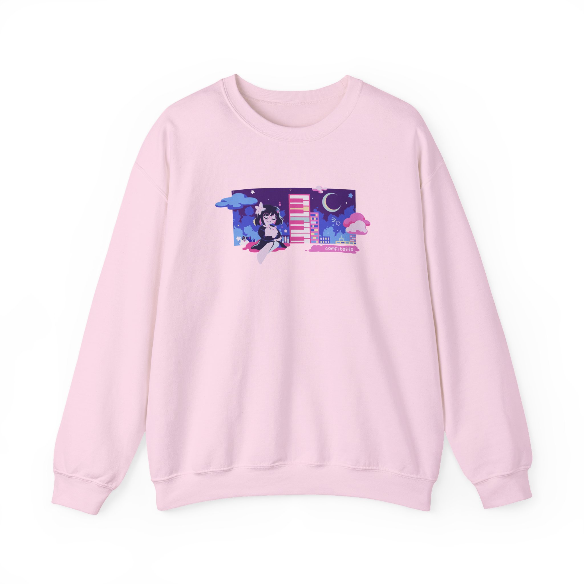 Lilypichu Comfi Beats Unisex Heavy Blendâ„¢ Crewneck Sweatshirt