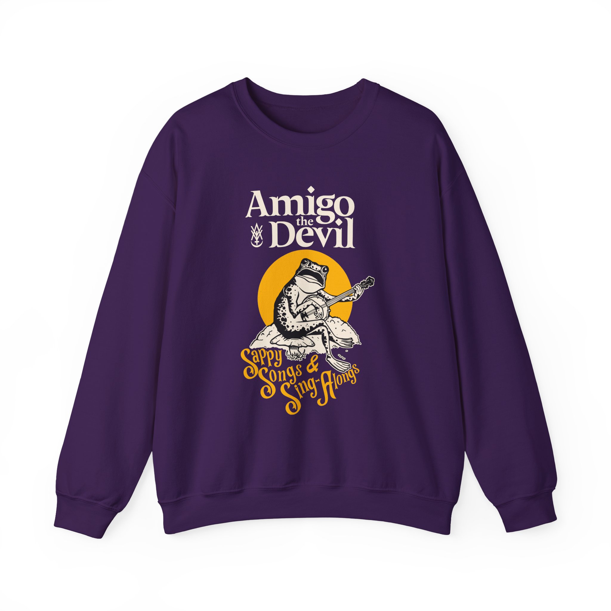 Amigo the Devil Sappy Songs Unisex Heavy Blendâ„¢ Crewneck Sweatshirt