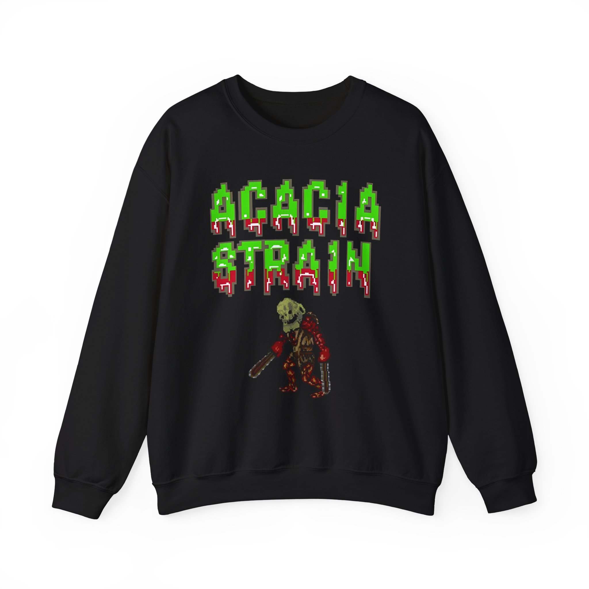 The Acacia Strain Splatterhouse Unisex Heavy Blendâ„¢ Crewneck Sweatshirt
