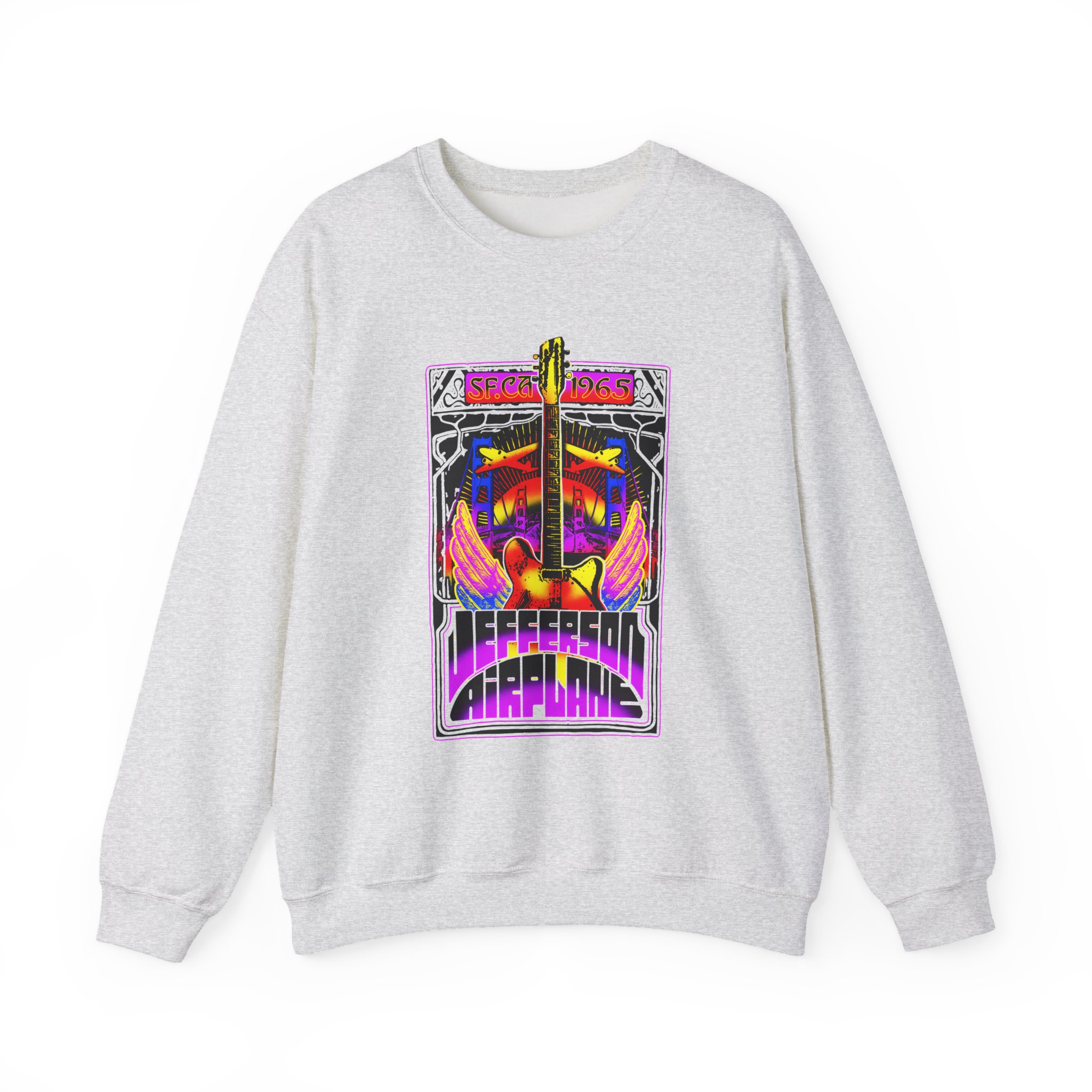 Jefferson Airplane San Francisco 1965 Unisex Heavy Blendâ„¢ Crewneck Sweatshirt