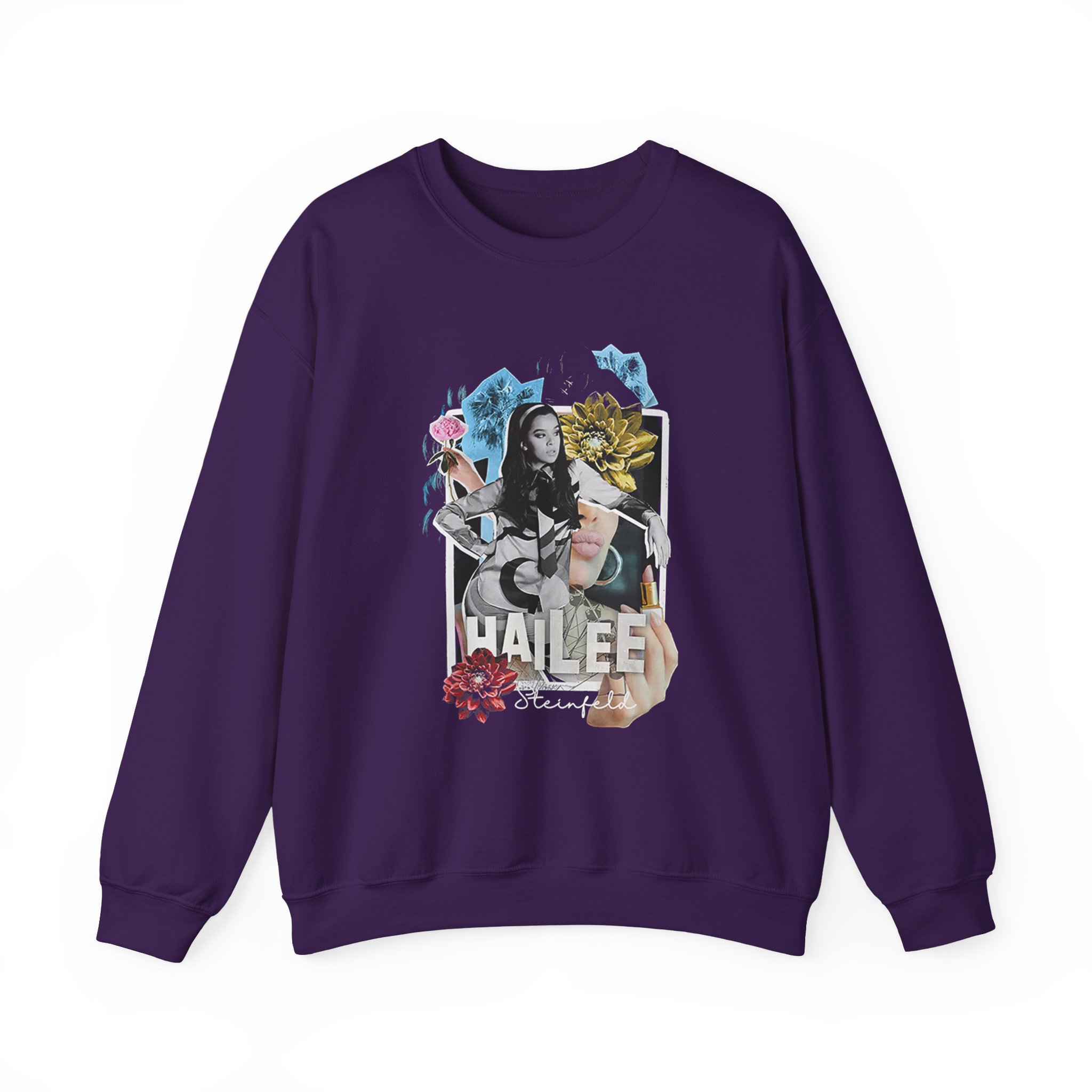 Hailee Steinfeld Retro Collage Unisex Heavy Blendâ„¢ Crewneck Sweatshirt