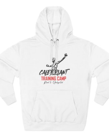 Caleb Plant Training Camp W/ Image Three-Panel Fleece Hoodie