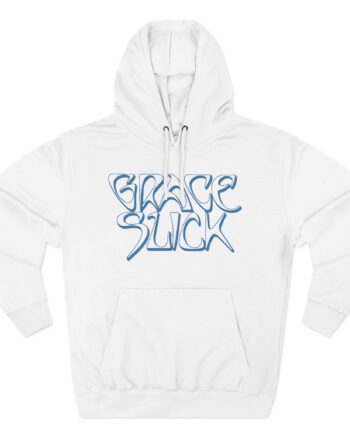 Jefferson Airplane Grace Slick Logo Three-Panel Fleece Hoodie