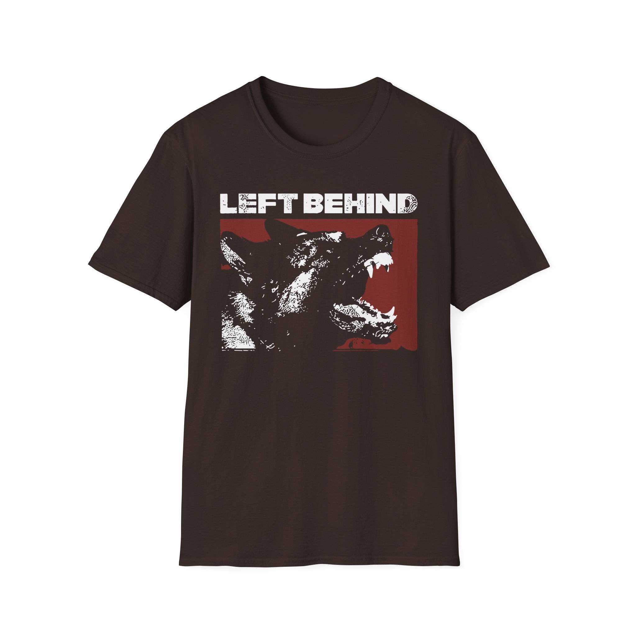 Left Behind Dog Unisex Softstyle T-Shirt