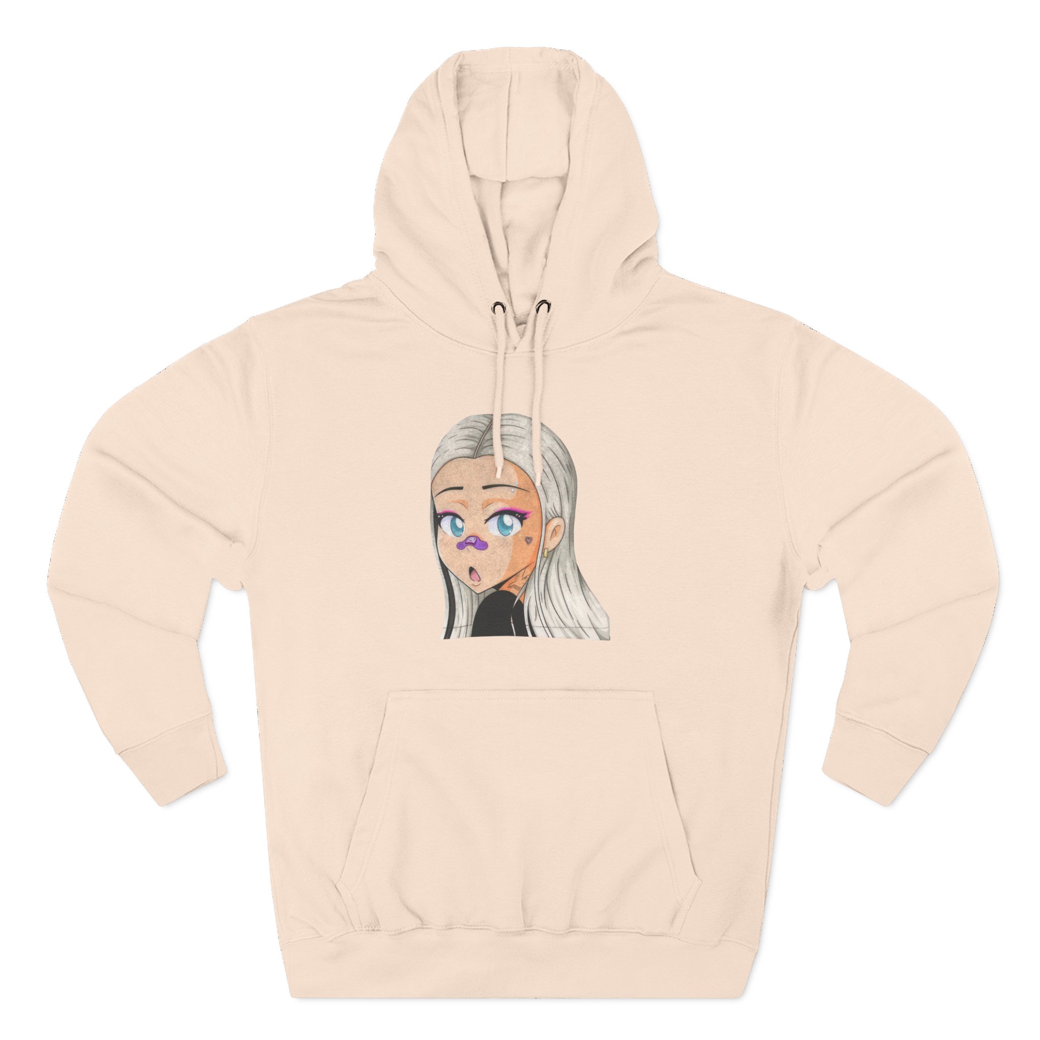 Young Miko Three-Panel Fleece Hoodie
