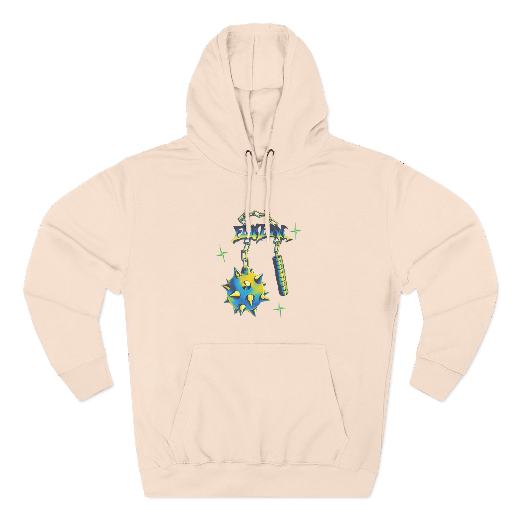 Flamingo Flim Flail Three-Panel Fleece Hoodie