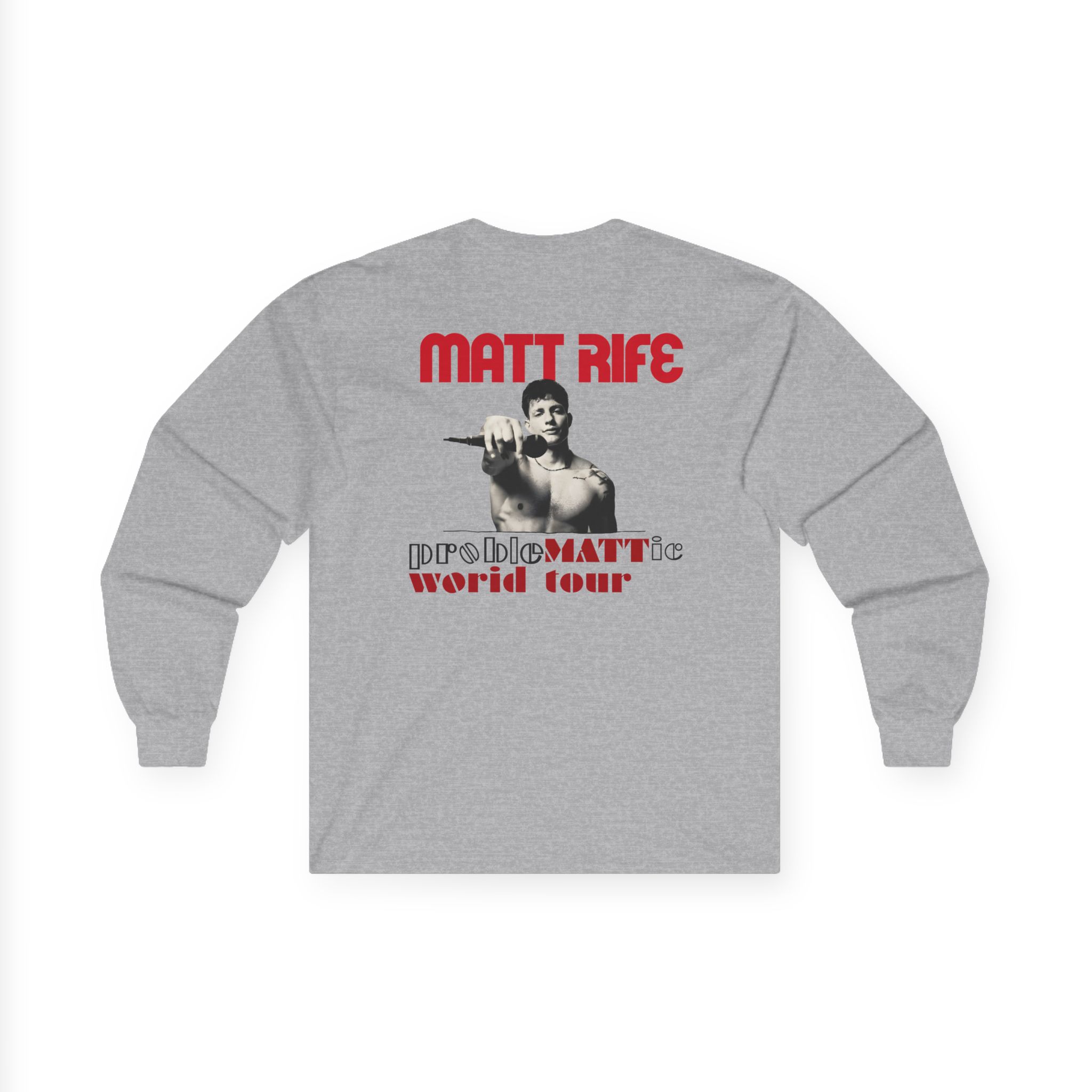 Matt Rife Problemattic Tour Pic Unisex Ultra Cotton Long Sleeve Tee