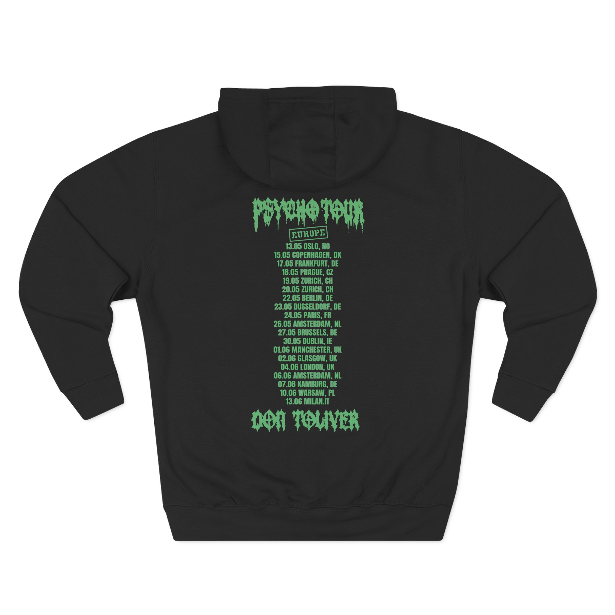 Don Toliver Psycho Tour Window Three-Panel Fleece Hoodie