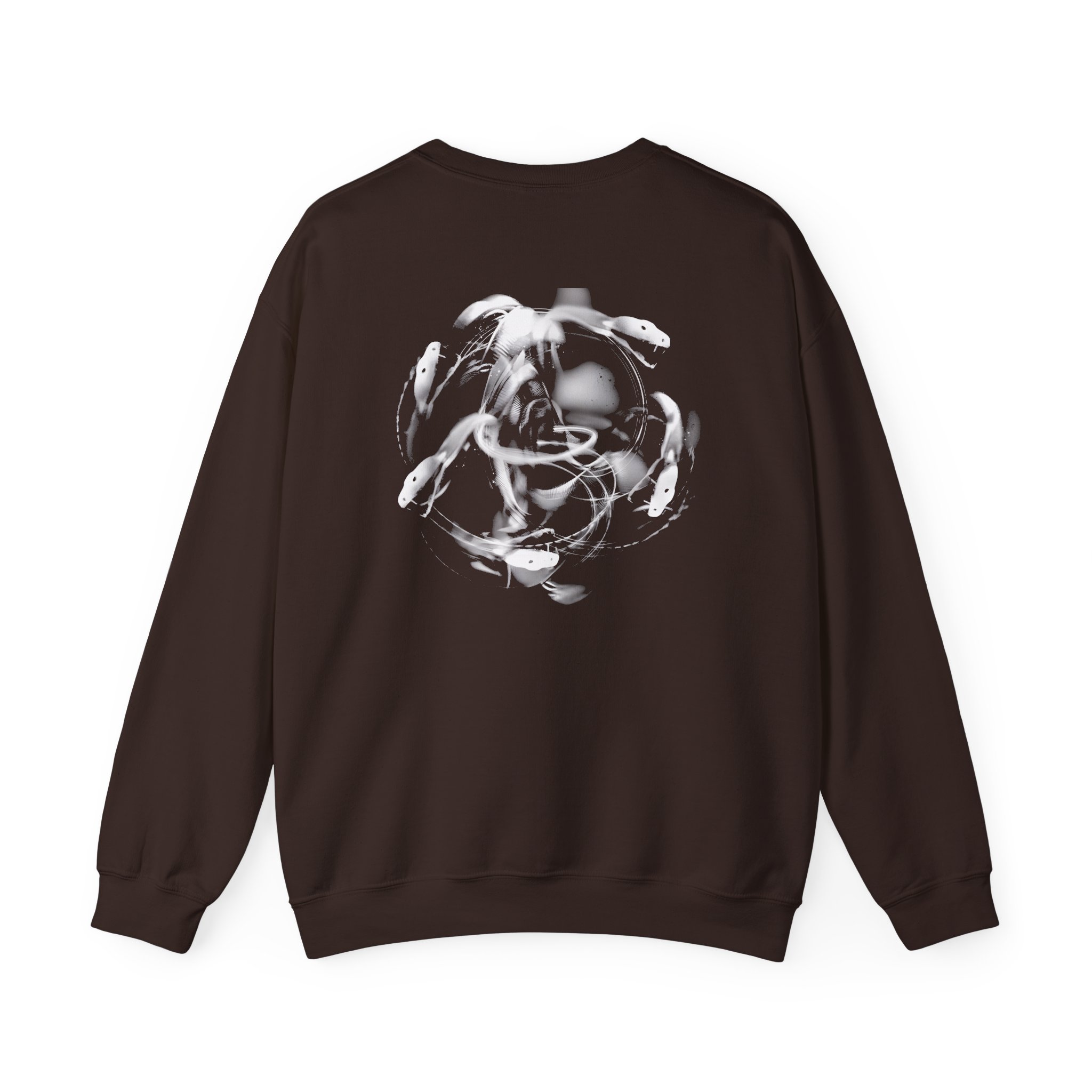 Meduza Serpente Circle Unisex Heavy Blendâ„¢ Crewneck Sweatshirt