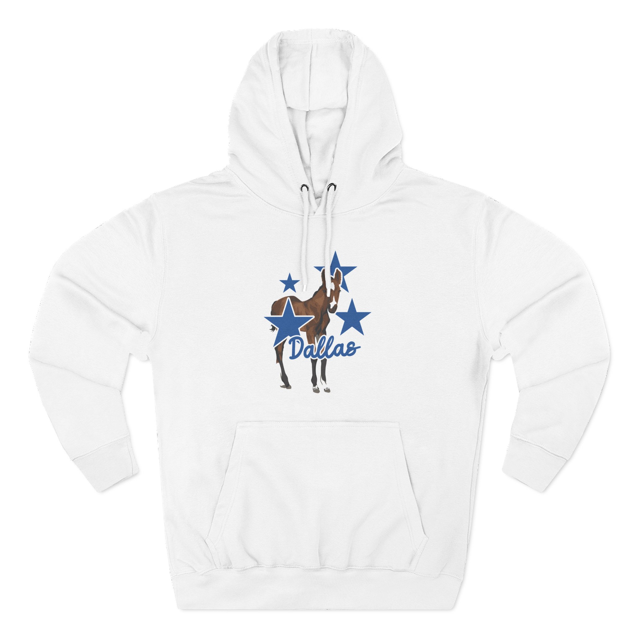 Katie Van Slyke Dallas Three-Panel Fleece Hoodie