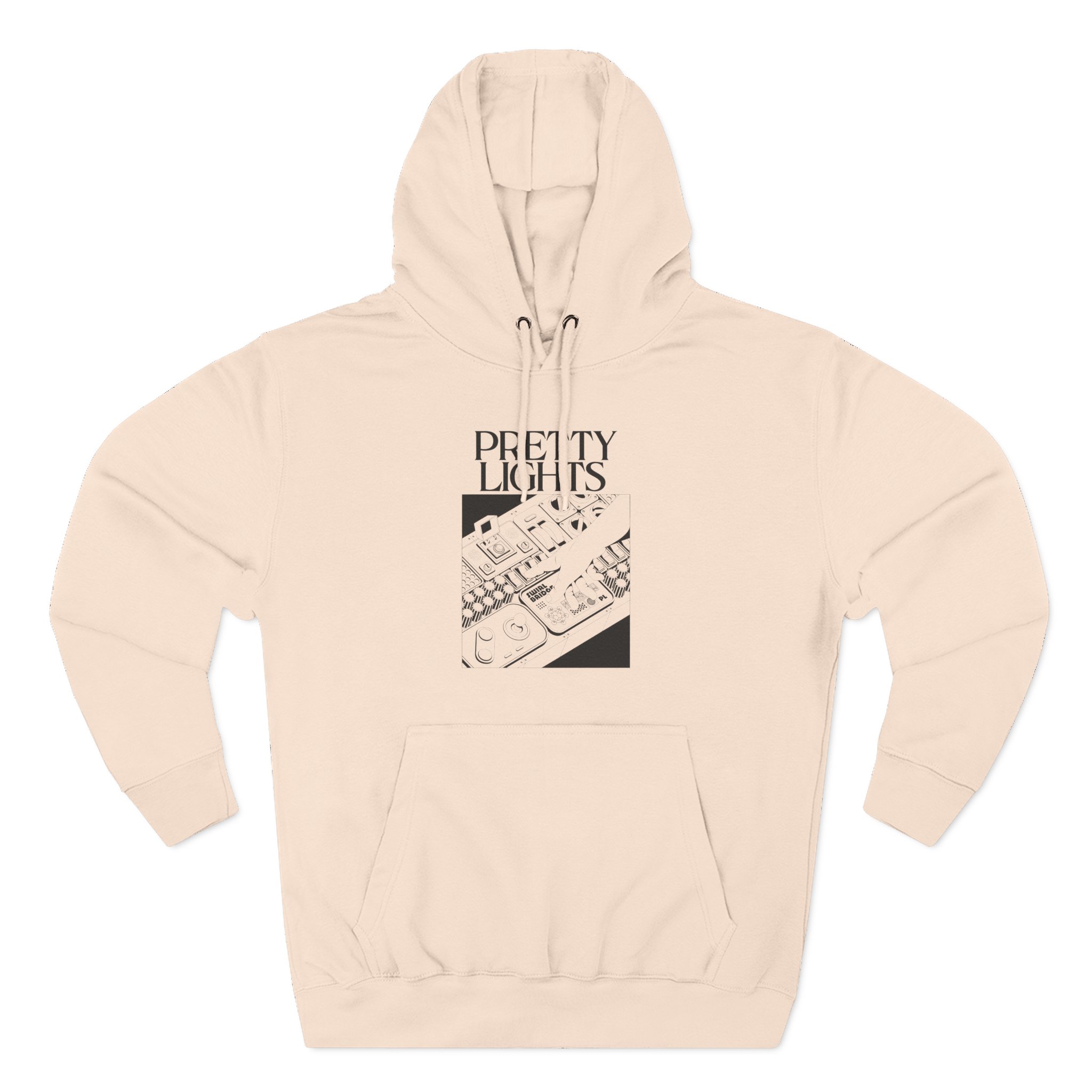 Pretty Lights Control Three-Panel Fleece Hoodie