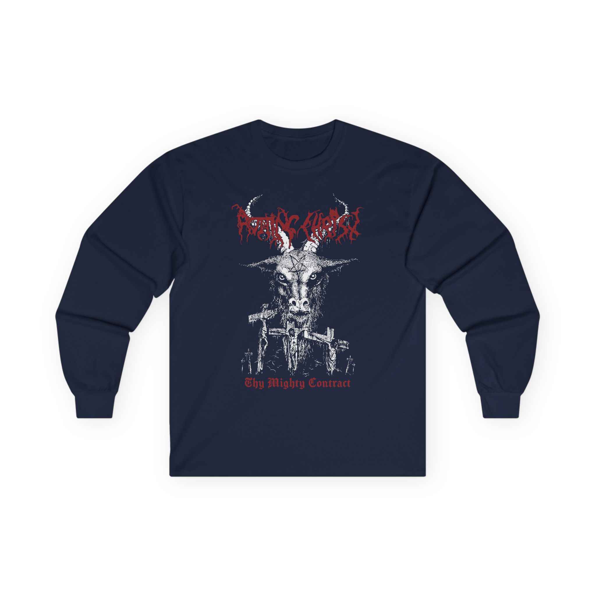 Rotting Christ Thy Might Contract Goat Unisex Ultra Cotton Long Sleeve Tee