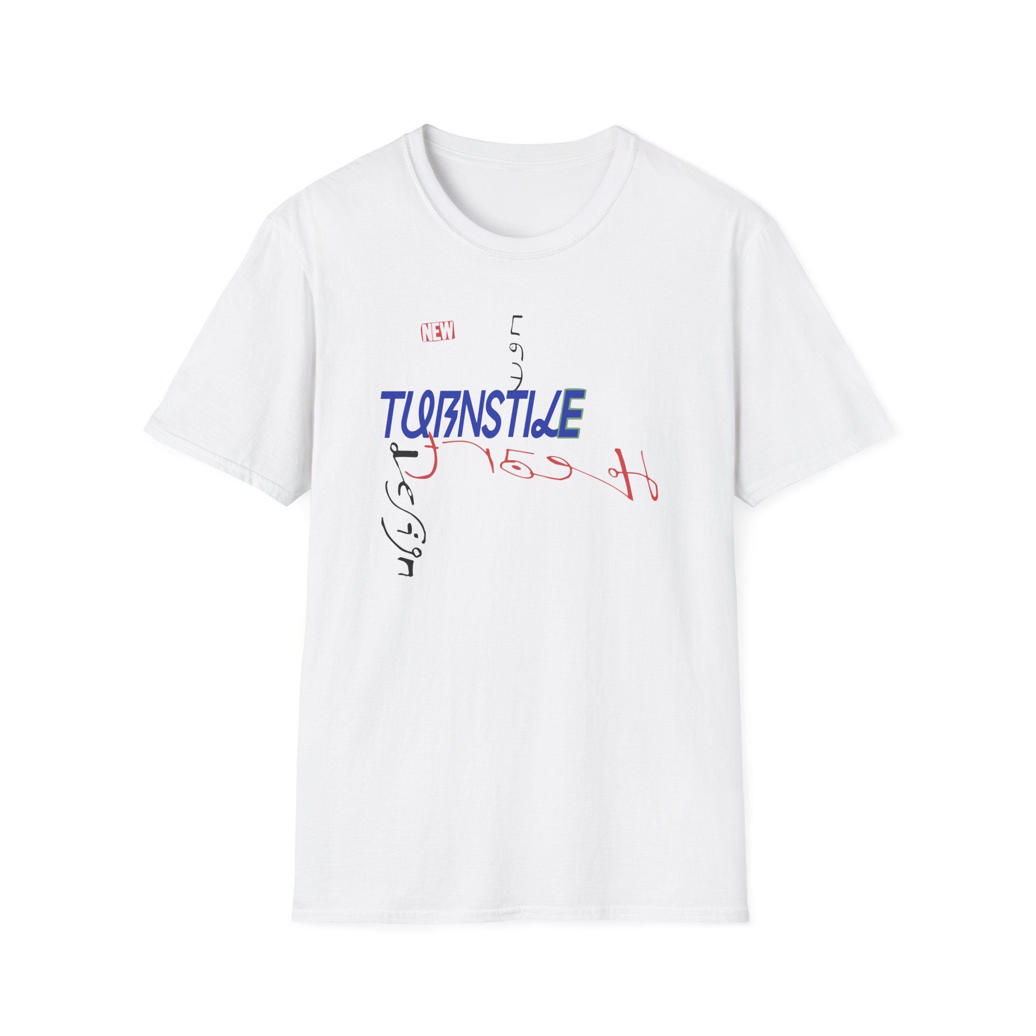 Turnstile New Heart Design Unisex Softstyle T-Shirt